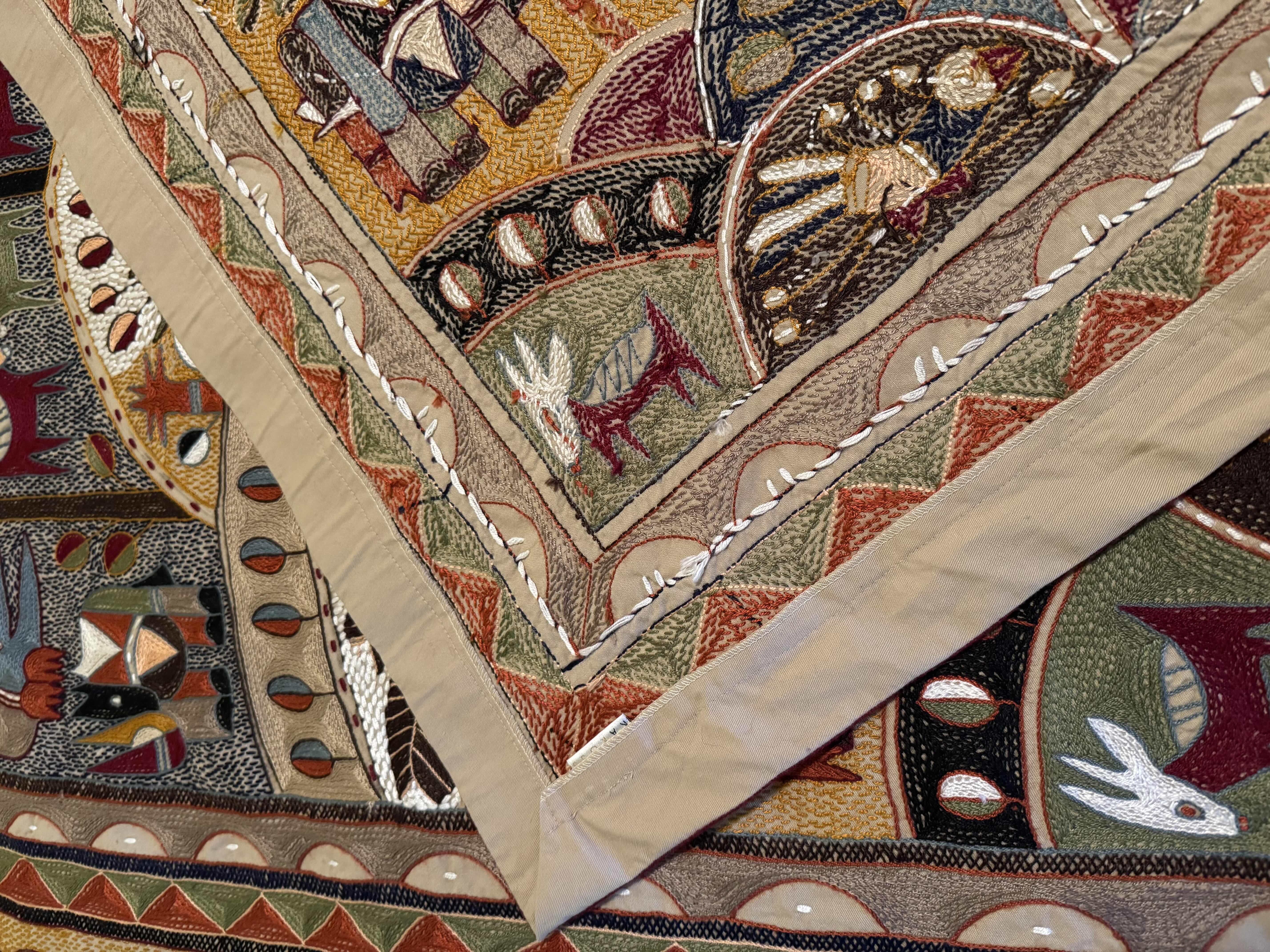 Photo 1 of HAND-STITCHED TAPESTRY 37” X 40”