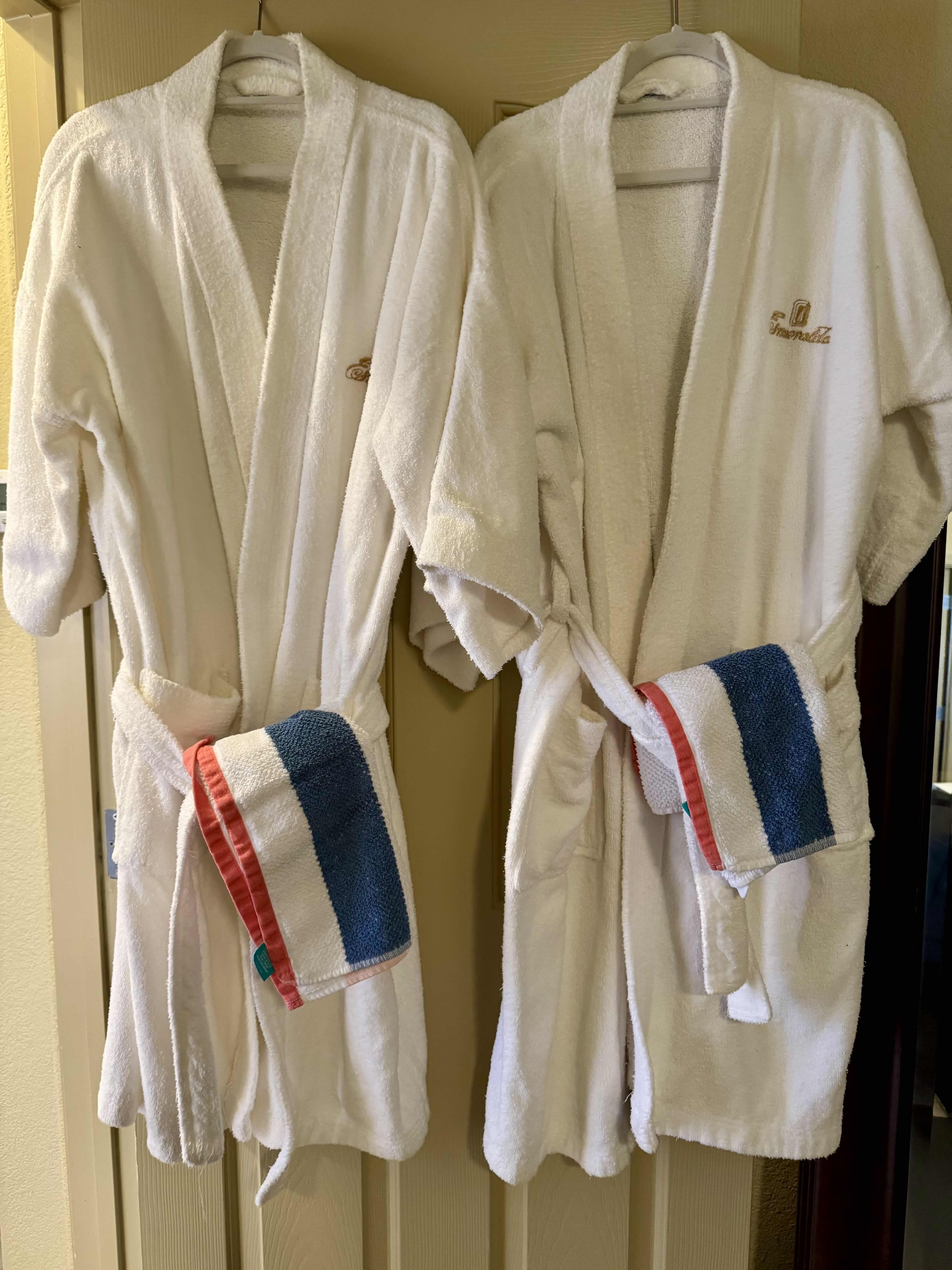 Photo 1 of 2- ESMERALDA ROBES WITH TOWELS