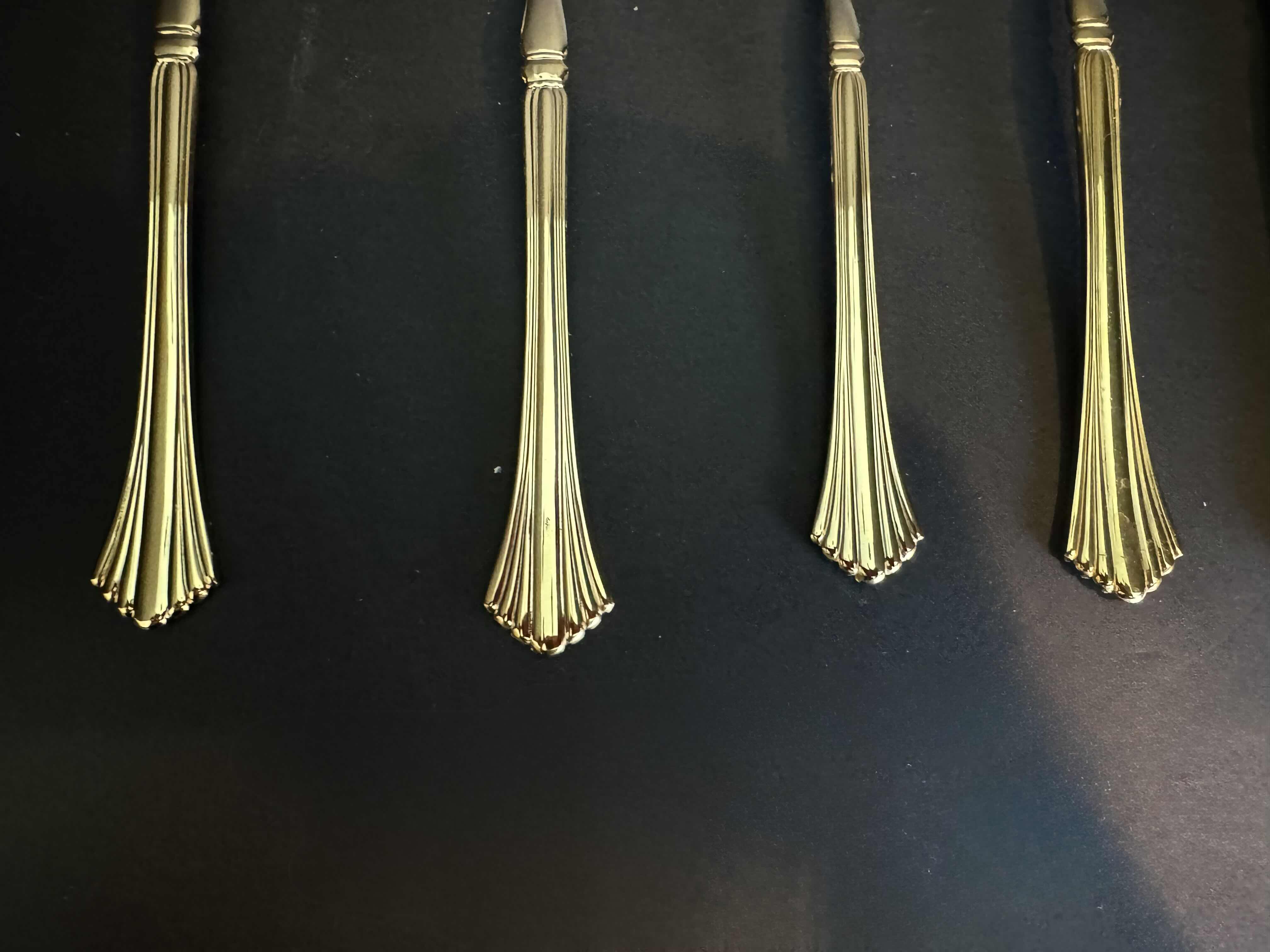 Photo 2 of CARLYLE 53 PIECES SET GOLD ELECTROPLATED FLATEWARE