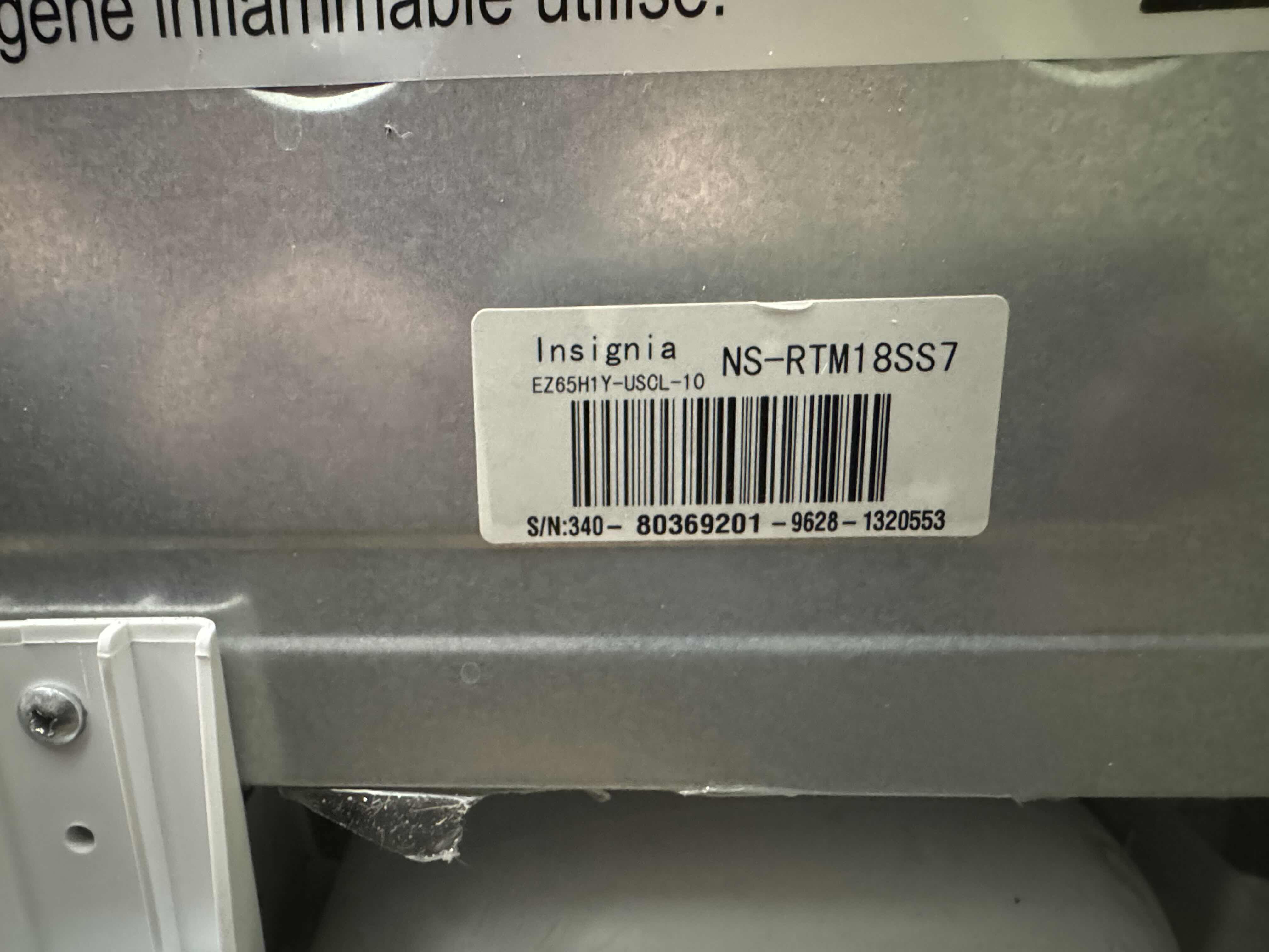 Photo 1 of INSIGNIA REFRIGERATOR 29.5” X 29.5” H 66”