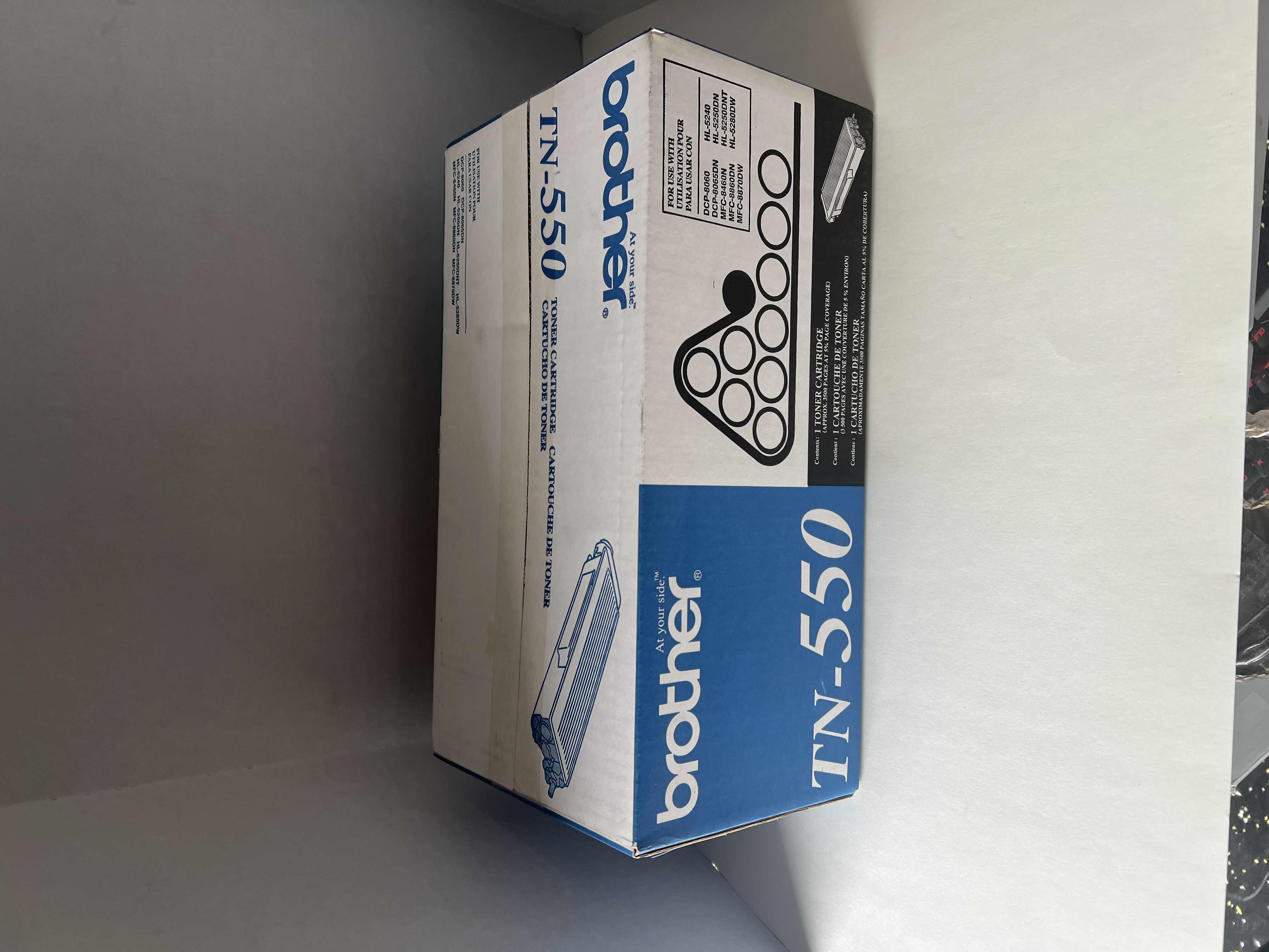 Photo 1 of NIB-BROTHER TN550 TONER CARTRIDGE