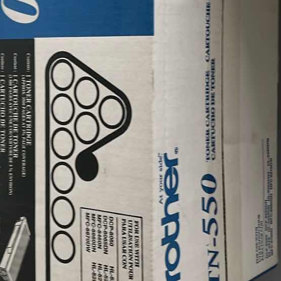 Photo 2 of NIB-BROTHER TN550 TONER CARTRIDGE