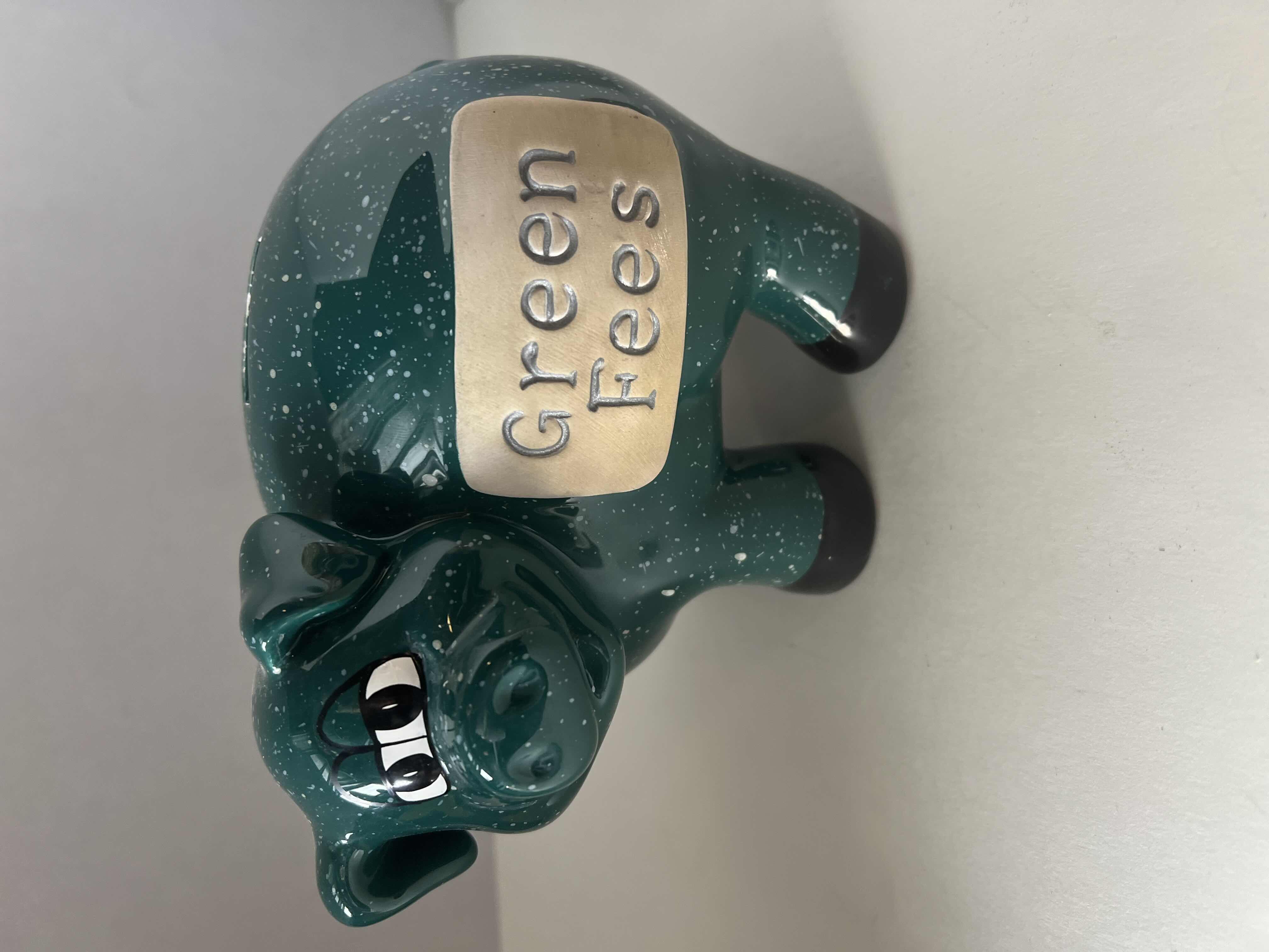 Photo 2 of CERAMIC PIGGY BANKS 5” AND 7”H