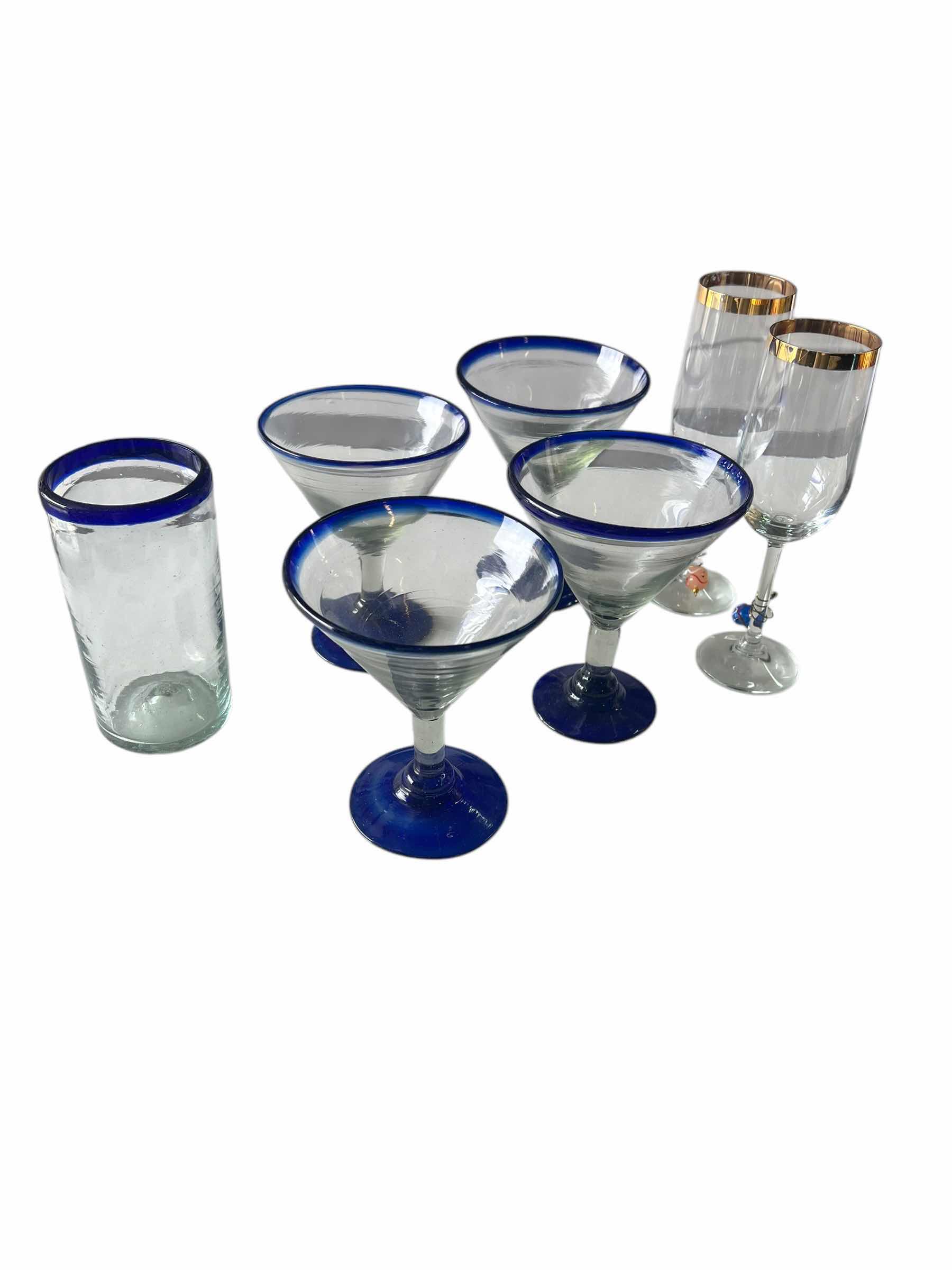 Photo 1 of BAR GLASSWARE MARGARITA/MARTINI AND CHAMPAGNE GLASSES