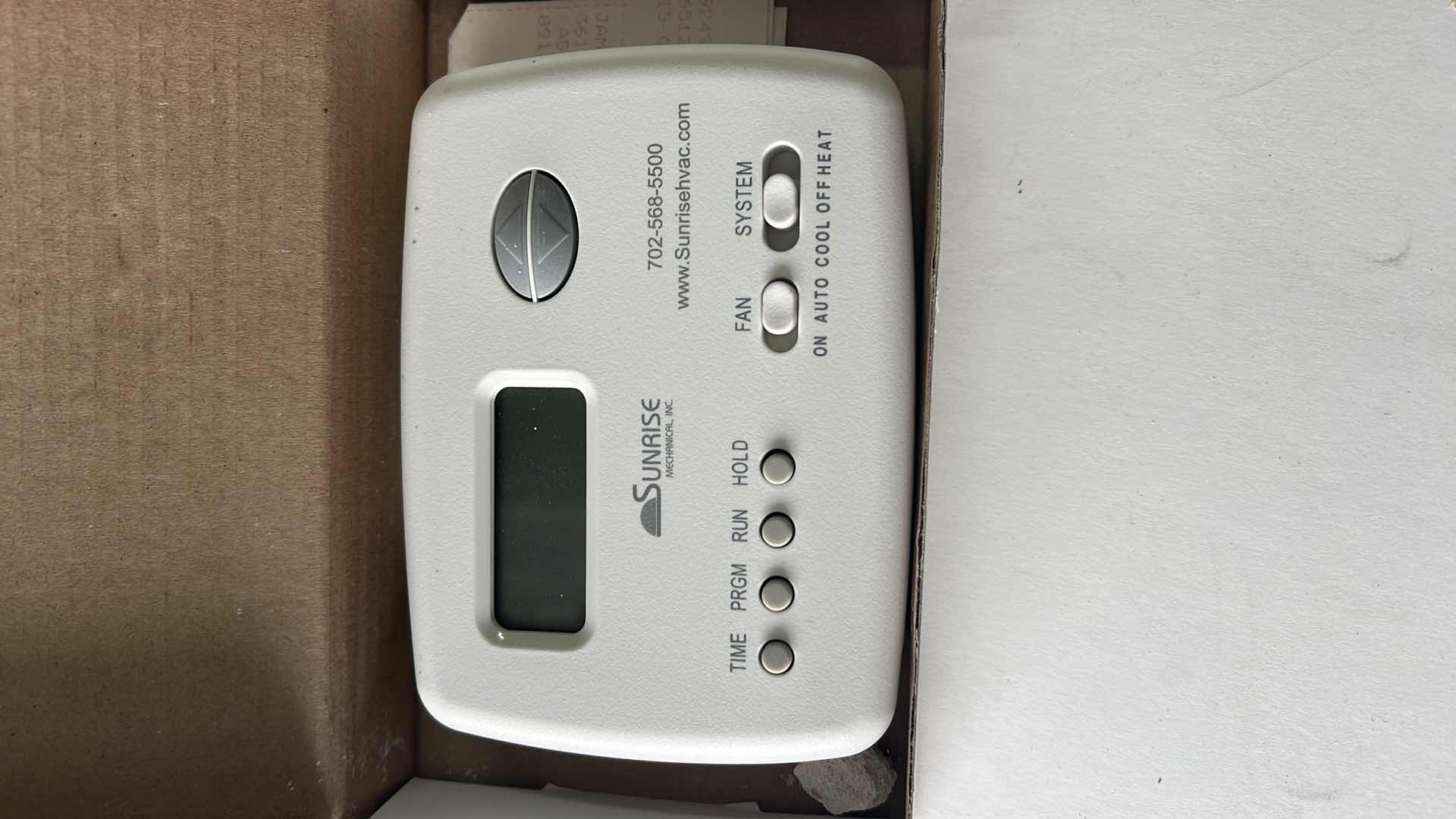 Photo 1 of 2- DIGITAL WALL MOUNT THERMOSTATS BY SUNRISE