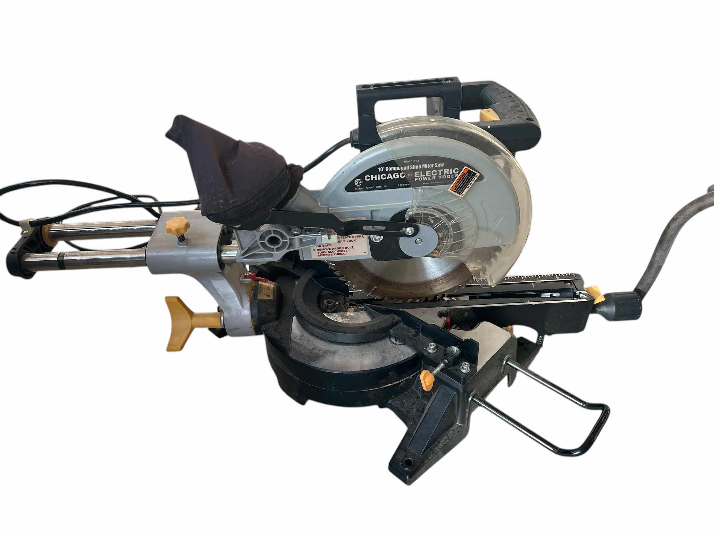 Photo 1 of POWER TOOLS-CHICAGO ELECTRIC 10" COMPOUND MITER SAW