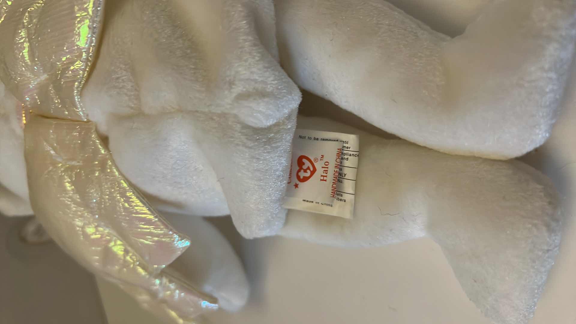 Photo 1 of RARE COLLECTIBLE-"HALO" BEANIE BABY. TOYS, STUFFED ANIMALS