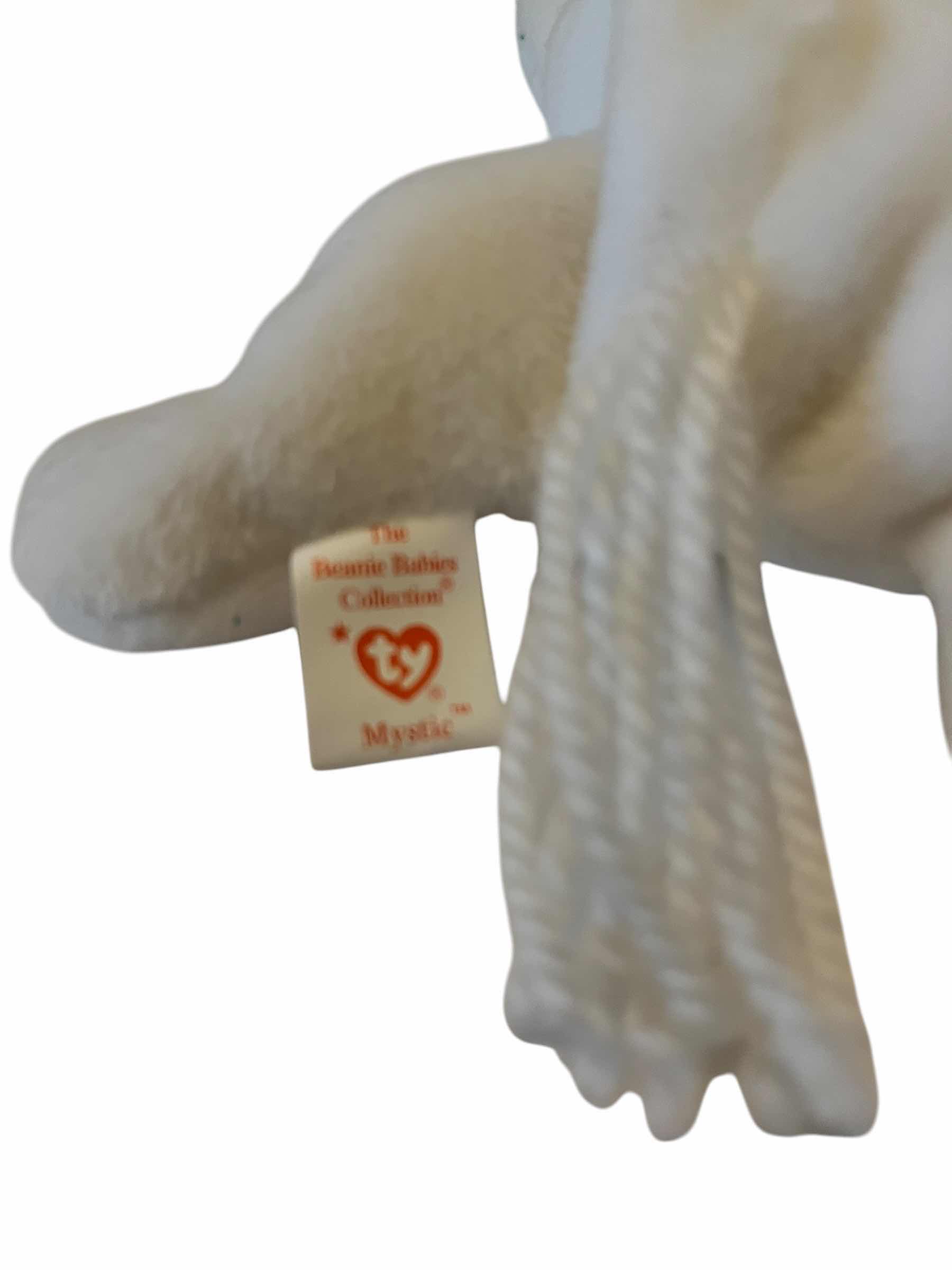 Photo 1 of BEANIE BABY-"MYSTIC"  UNICORN. 1994 EDITION. SUPER RARE COLLECTIBLE. TOYS, STUFFED ANIMAL.