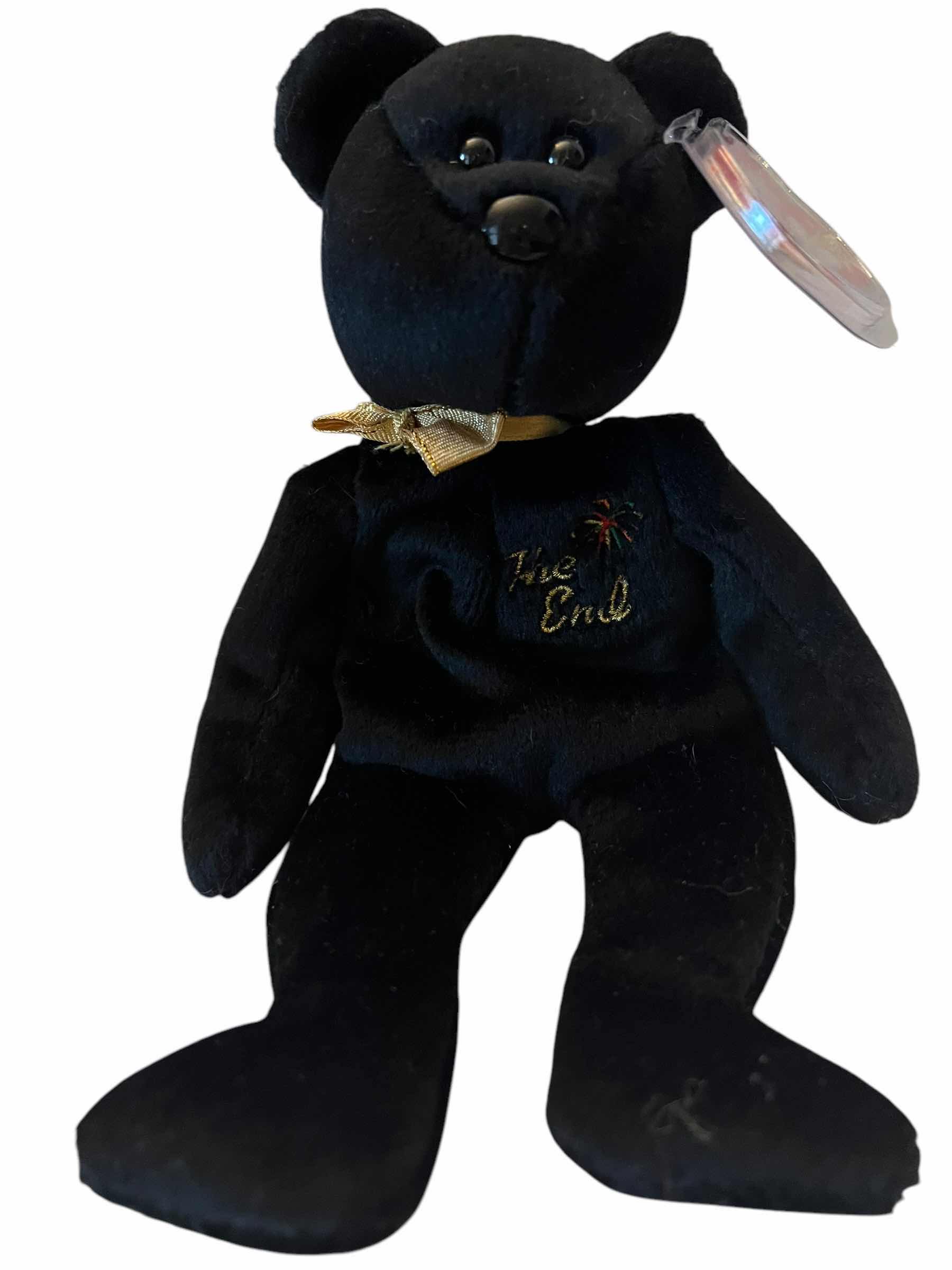 Photo 1 of BEANIE BABY-“THE END” 1999 MILLENIUM BEAR-STUFFED ANIMAL, COLLECTIBLE.