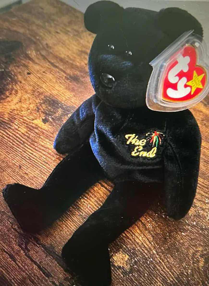 Photo 1 of BEANIE BABY-“THE END” 1999 MILLENIUM BEAR-STUFFED ANIMAL, COLLECTIBLE.
