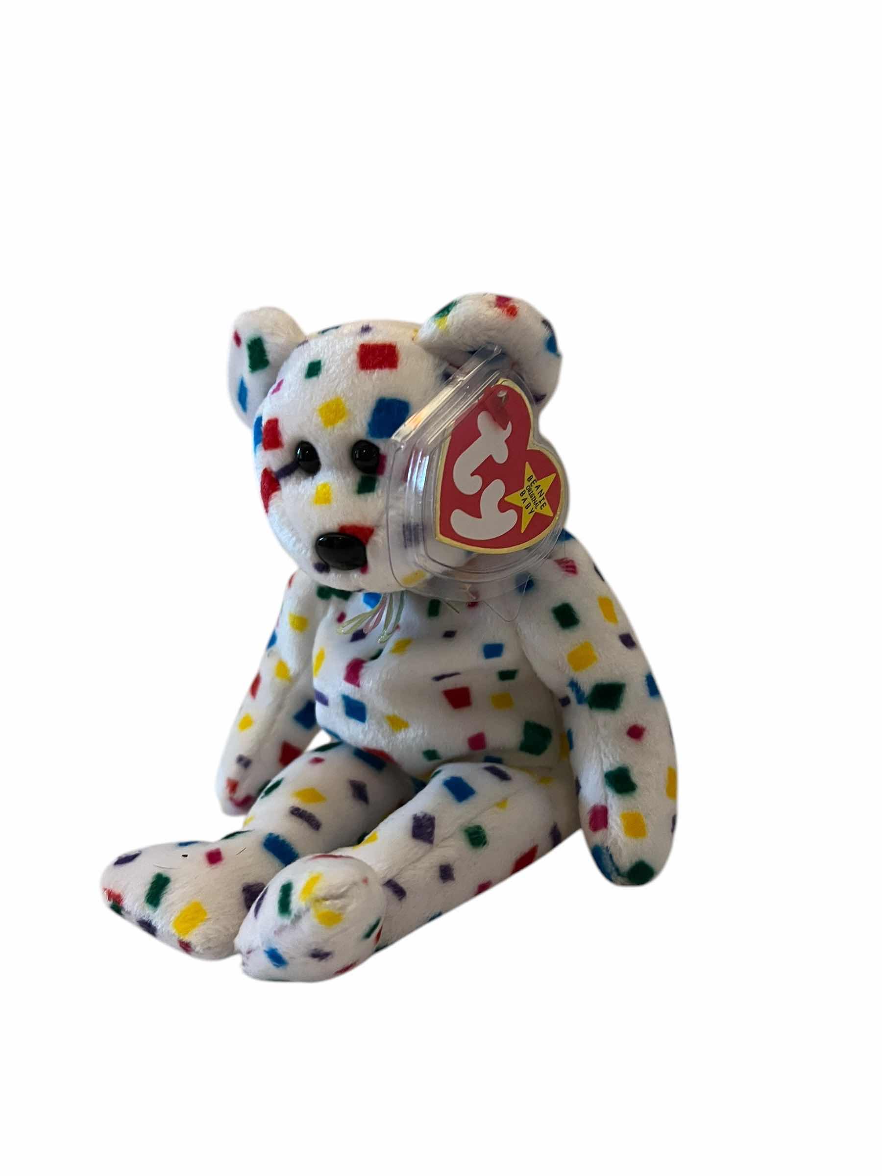 Photo 1 of RARE VINTAGE BEANIE BABY-"TY Y2K" STUFFED BEAR-TOYS