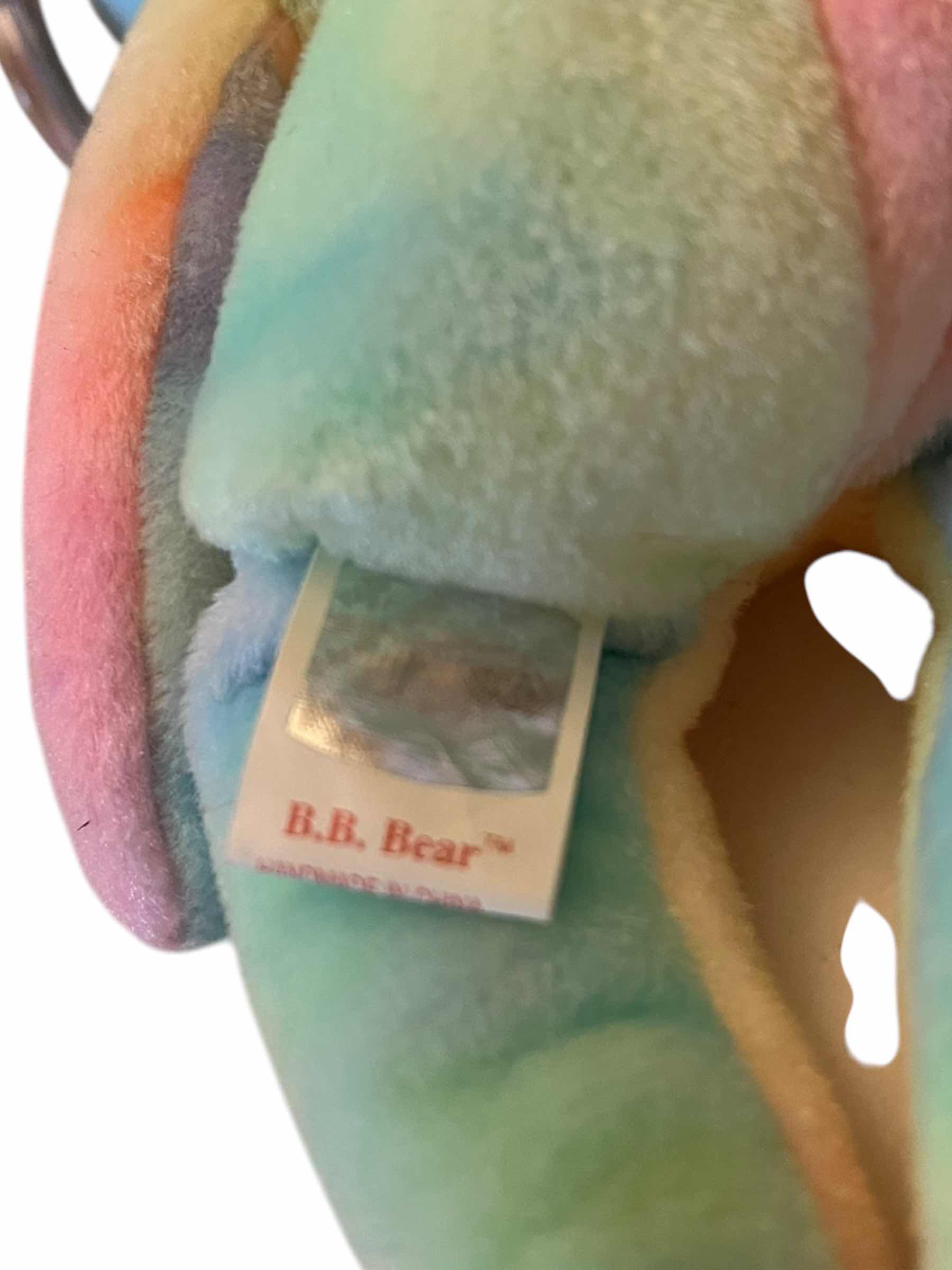 Photo 1 of BEANIE BABY-"BB BEAR" 1990'S VINTAGE STUFFED ANIMAL COLLECTABLES. 