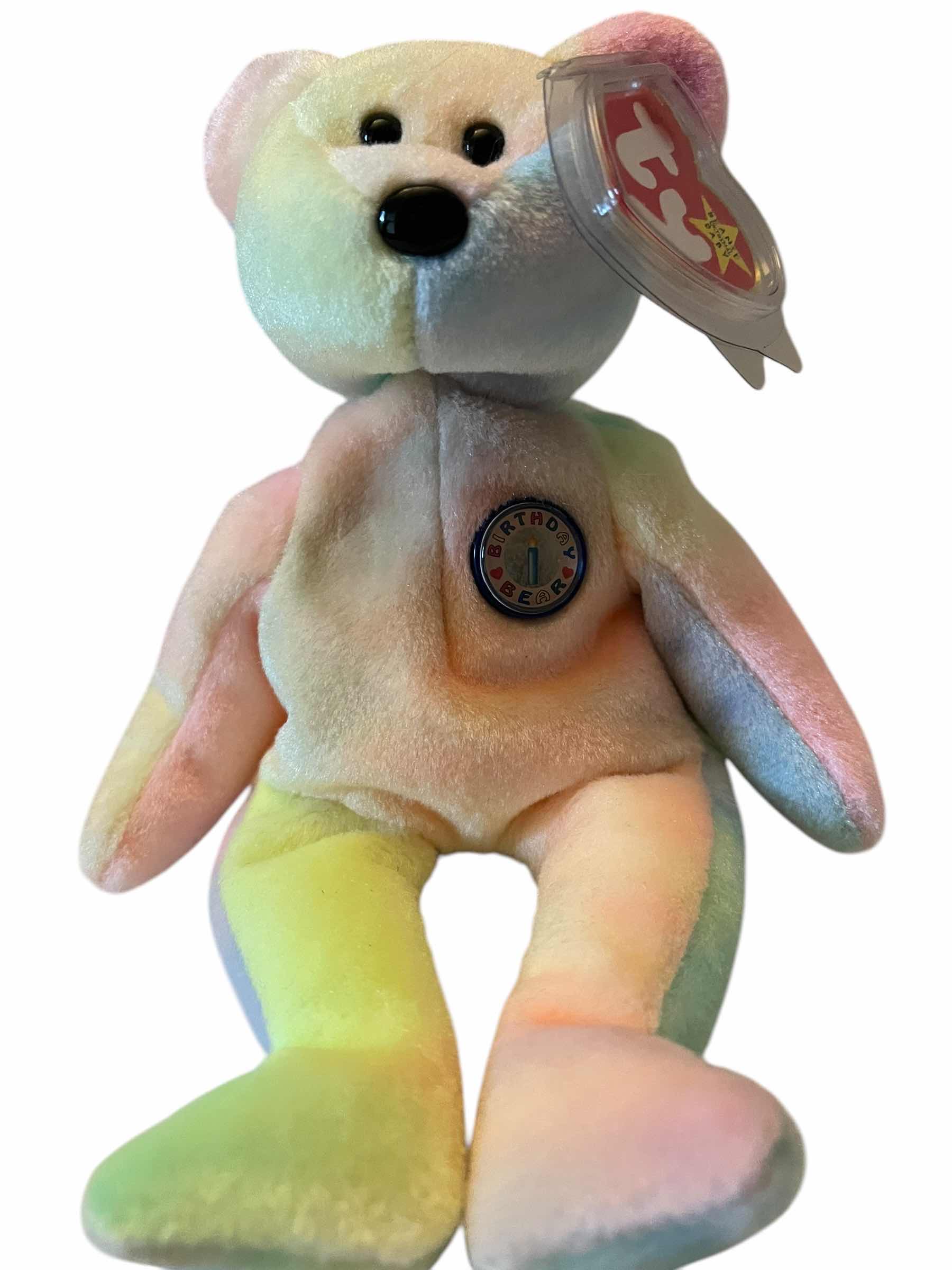 Photo 1 of BEANIE BABY-"BB BEAR" 1990'S VINTAGE STUFFED ANIMAL COLLECTABLES. 