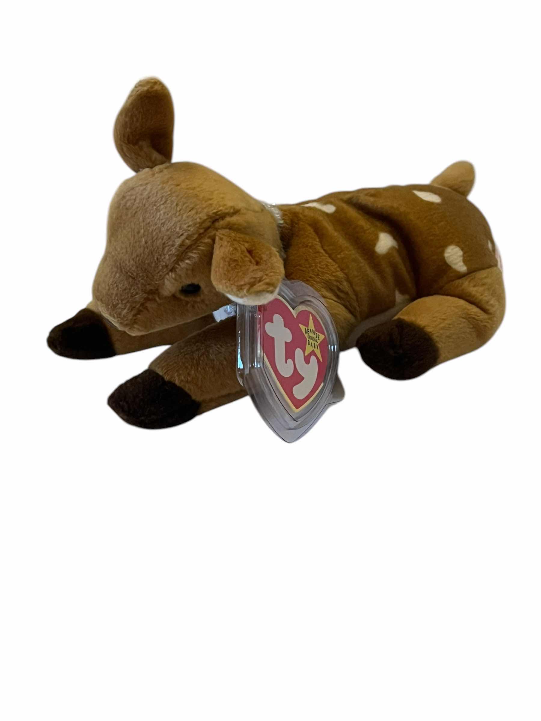 Photo 1 of 3-BEANIE BABY-WHISPER, PRICKLES, 1998 HOLIDAY BEAR.
