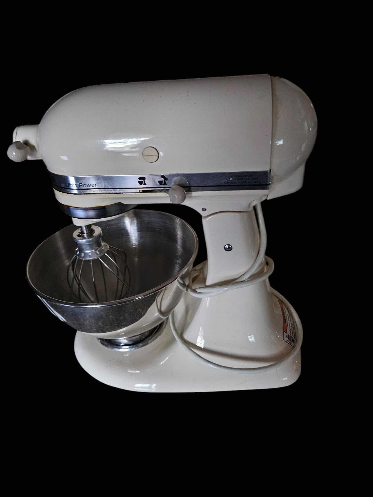 Photo 1 of KITCHEN AID ELECTRIC  MIXER. ULTRA POWER, WITH ATTACHMENTS.