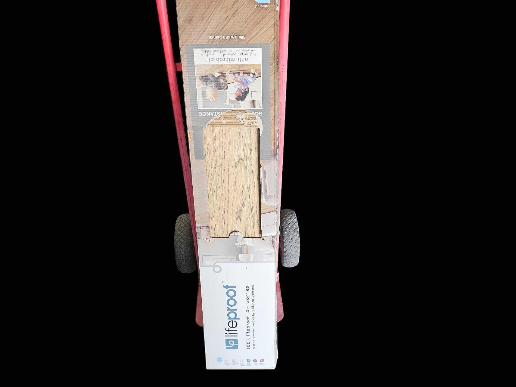 Photo 1 of 2-NEW IN BOX FLOORING-LIFE PROOF- WIDE PLANK RIDGID CORE-COLOR: “BOW RIVER HICKORY “-VINYL PLANK 2 BOXES