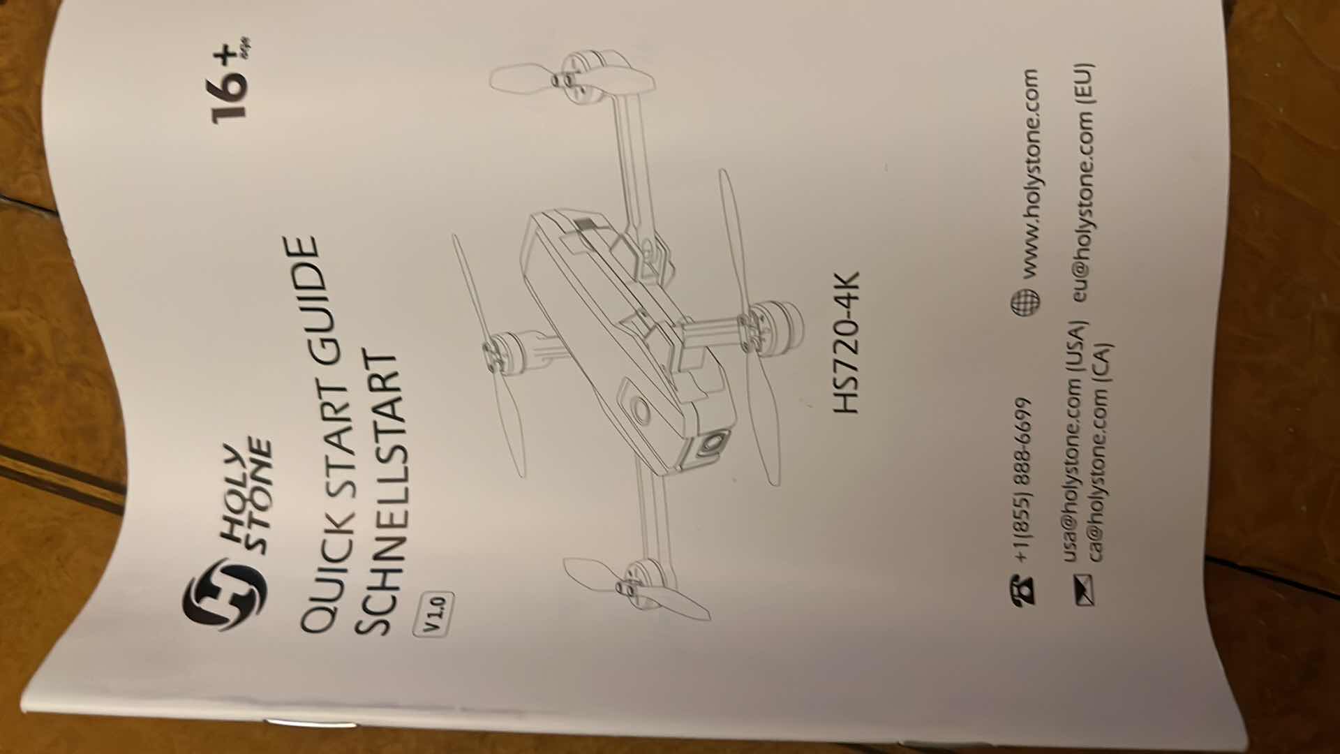 Photo 1 of HELICOPTOR DRONE-ONE PROPELLER IS BROKEN