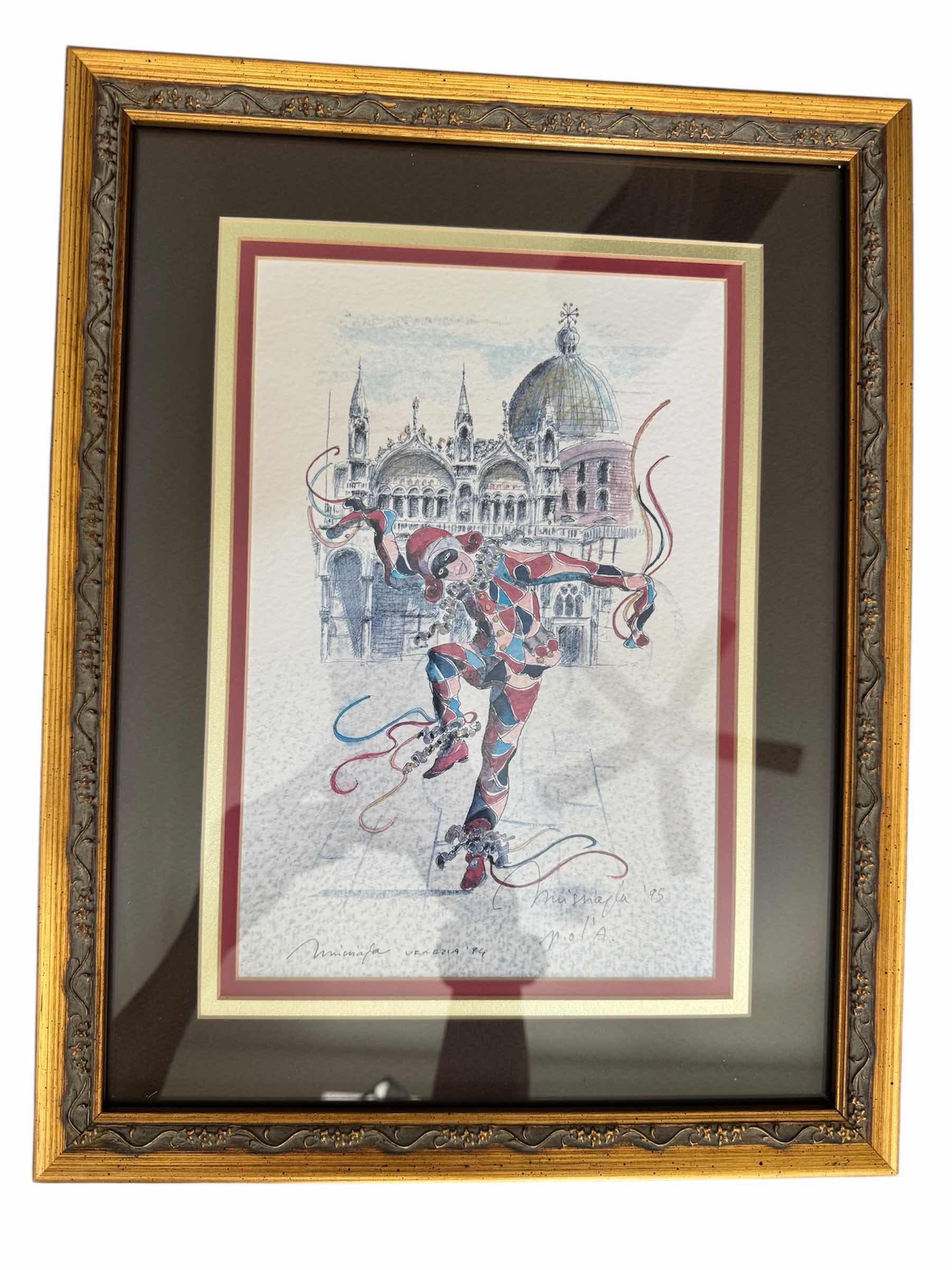 Photo 1 of 120
2- VINTAGE FRAMED GIANFRANCO MISSIAJA, VENEZIA 2001 369/500 AND VENEZIA 1995, ARTWORK, HOME DECOR 

12” X 15.5” X H1”
