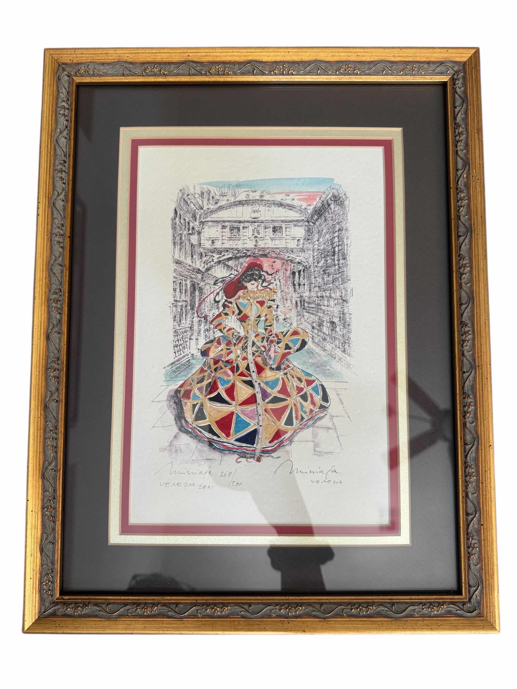 Photo 1 of 120
2- VINTAGE FRAMED GIANFRANCO MISSIAJA, VENEZIA 2001 369/500 AND VENEZIA 1995, ARTWORK, HOME DECOR 

12” X 15.5” X H1”