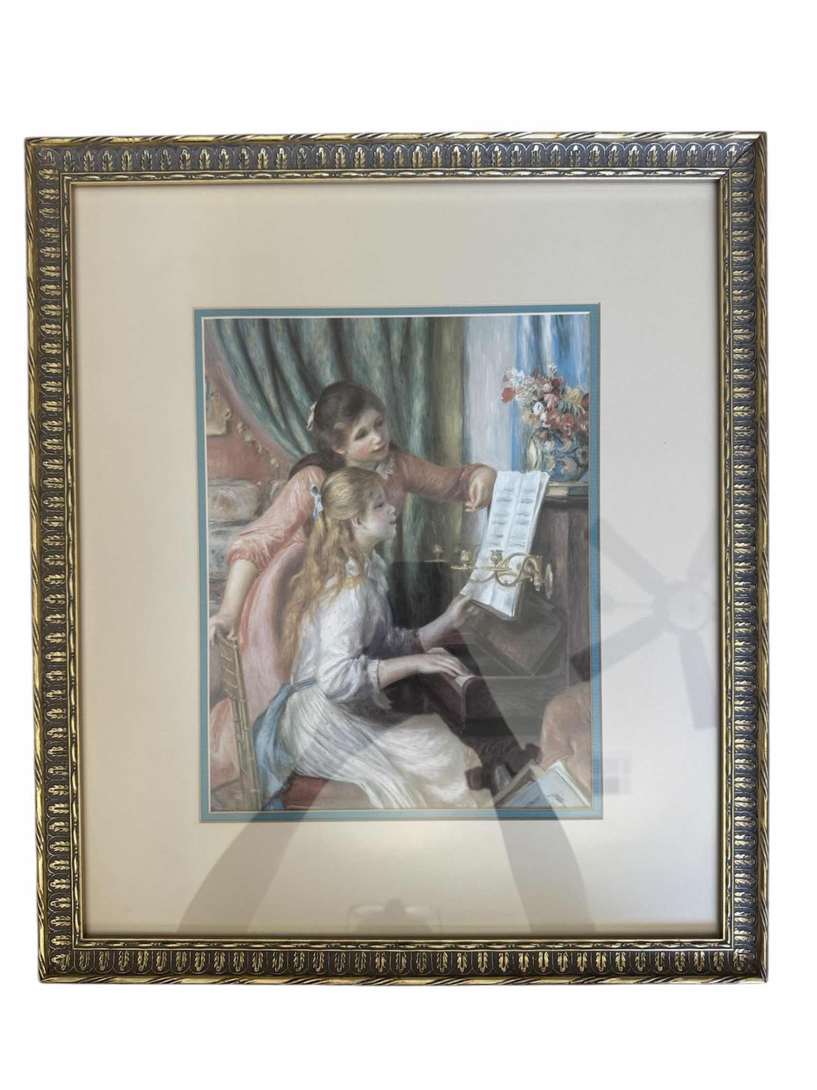 Photo 1 of 40
VINTAGE FRAMED “TWO GIRLS AT PIANO” PIERRE-AUGUSTE RENOIR, ARTWORK, HOME DECOR 

16.5” X 19” X H1”