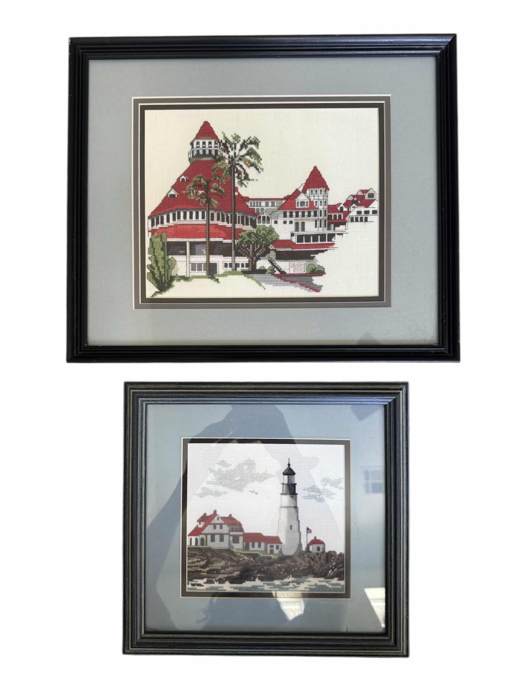 Photo 1 of 80
2- VINTAGE WOOD FRAMED CROSS STITCH ARTWORK, HOME DECOR, CAPE ELIZABETH, MAINE LIGHTHOUSE, AND HOTEL CORONADO 

FRAMED CROSS STITCH HOTEL CORONADO 

16” X 13.5” X H1”