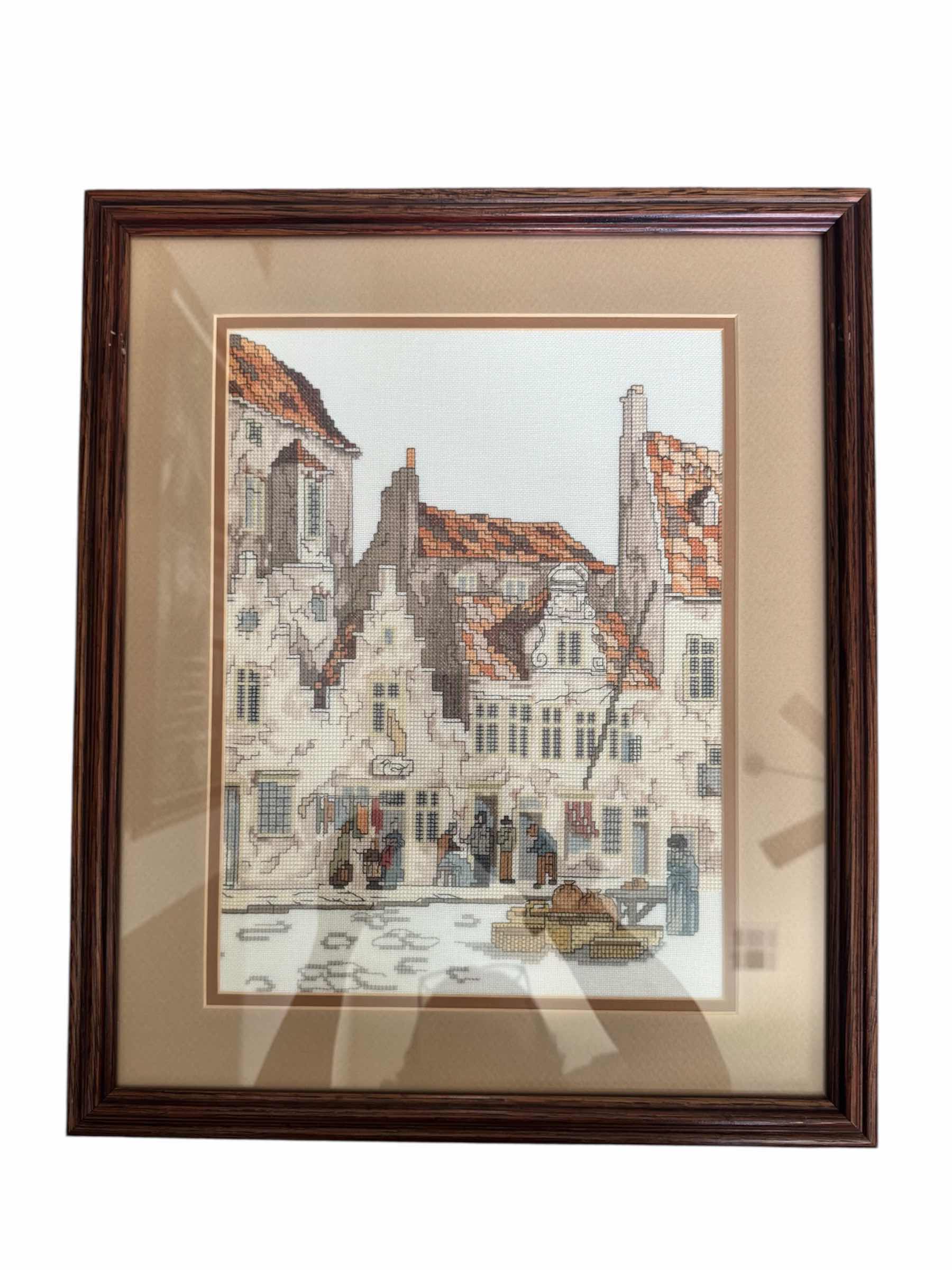 Photo 1 of 115
3- VINTAGE WOOD FRAMED CROSS STITCH EUROPEAN TOWN SQUARE,  ARTWORK, HOME DECOR

15.5” X 18” X H1”