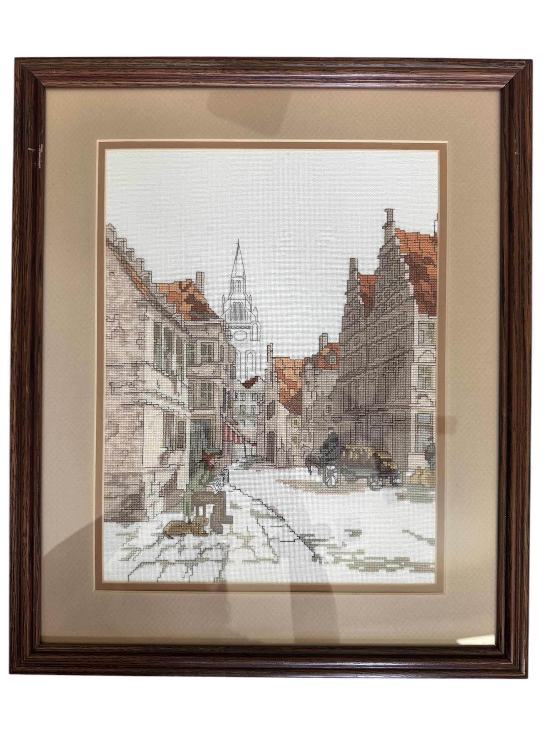 Photo 1 of 115
3- VINTAGE WOOD FRAMED CROSS STITCH EUROPEAN TOWN SQUARE,  ARTWORK, HOME DECOR

15.5” X 18” X H1”