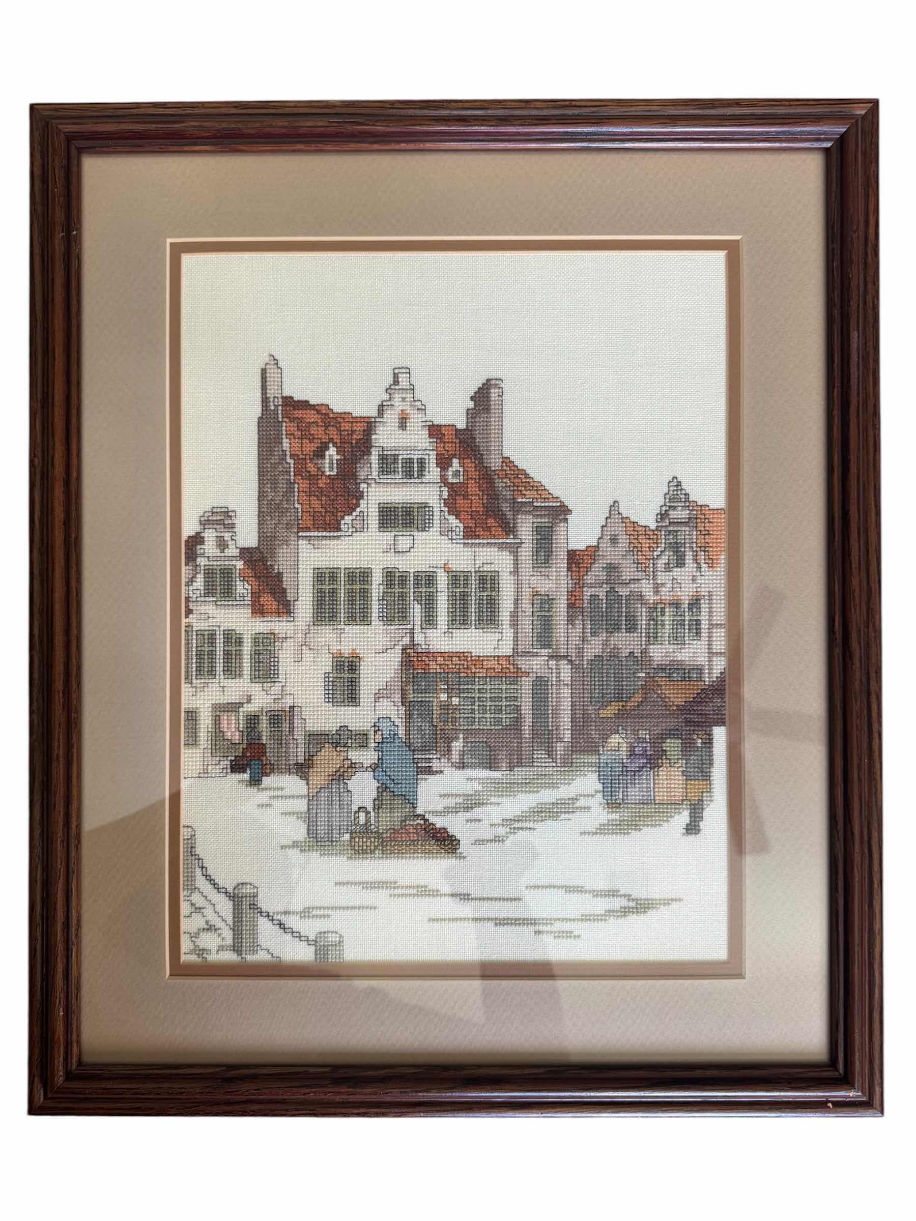 Photo 1 of 115
3- VINTAGE WOOD FRAMED CROSS STITCH EUROPEAN TOWN SQUARE,  ARTWORK, HOME DECOR

15.5” X 18” X H1”