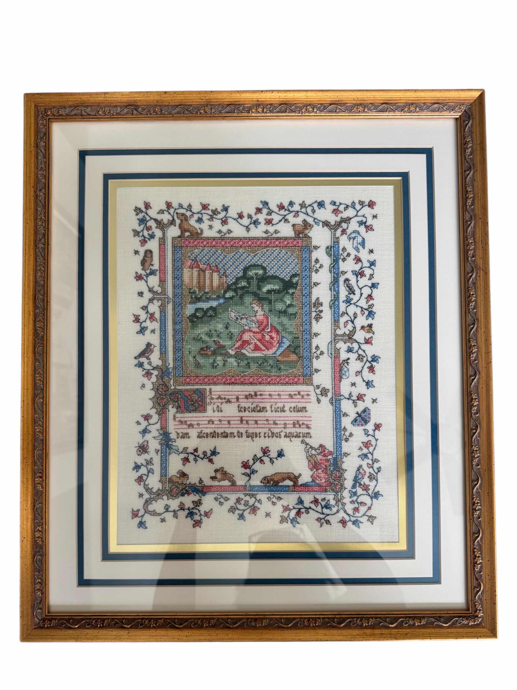 Photo 2 of 50
3- VINTAGE FRAMED CROSS STITCH AND FAMILY NAME HISTORY ARTWORK, HOME DECOR 

16” X 19” X H1”