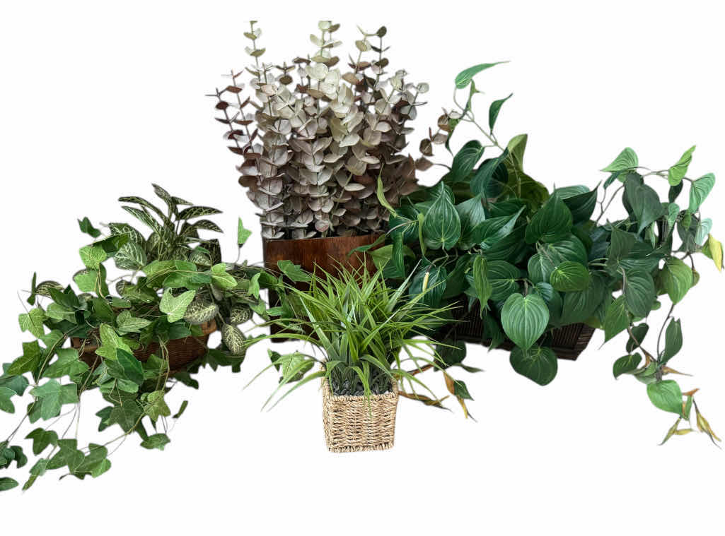 Photo 1 of 45
4- VINTAGE FAUX PLANTS, HOME DECOR, HOME ESSENTIALS. 

H22” AND SMALLER
