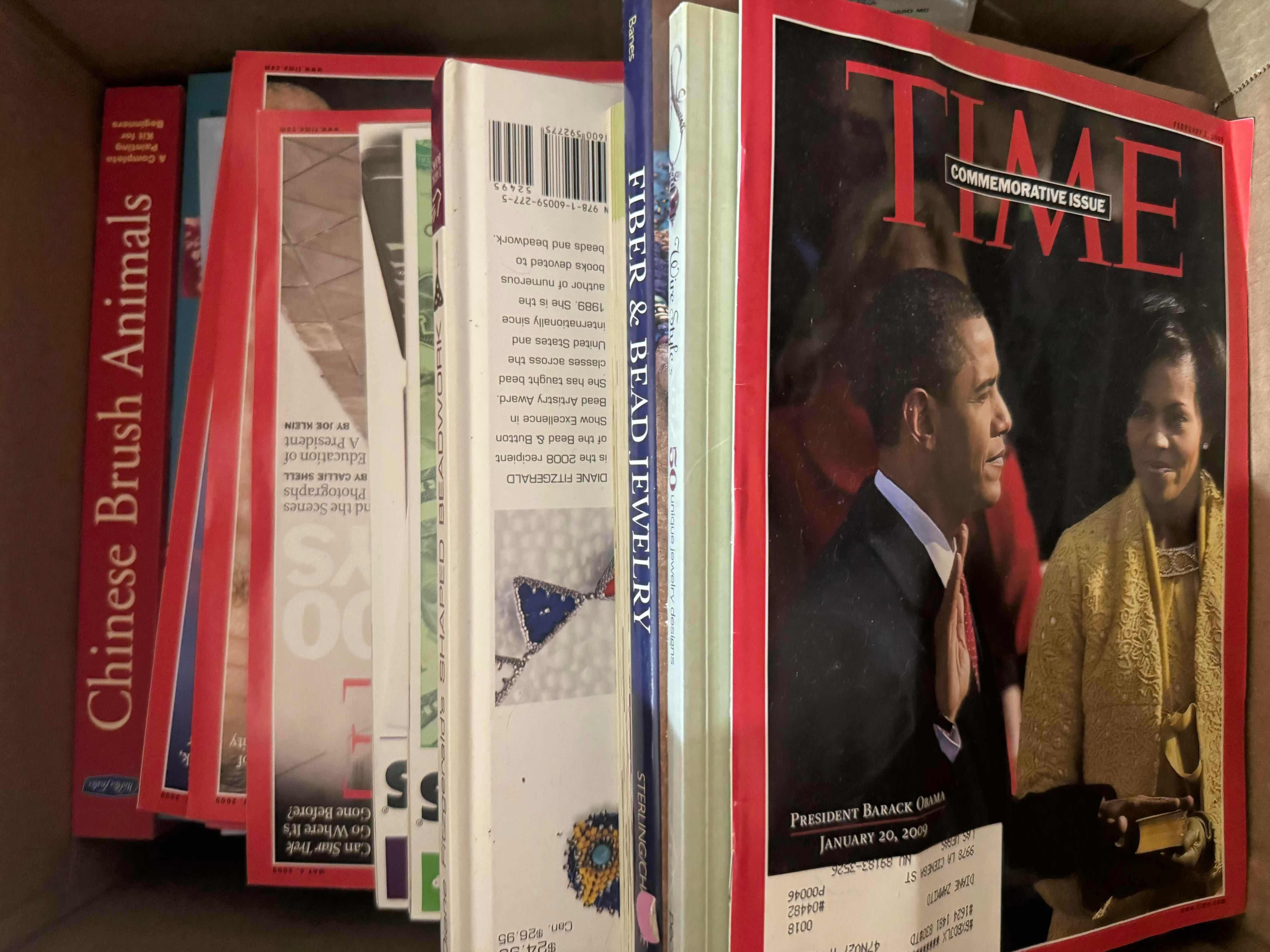 Photo 1 of BOX OF BOOKS AND MAGAZINES