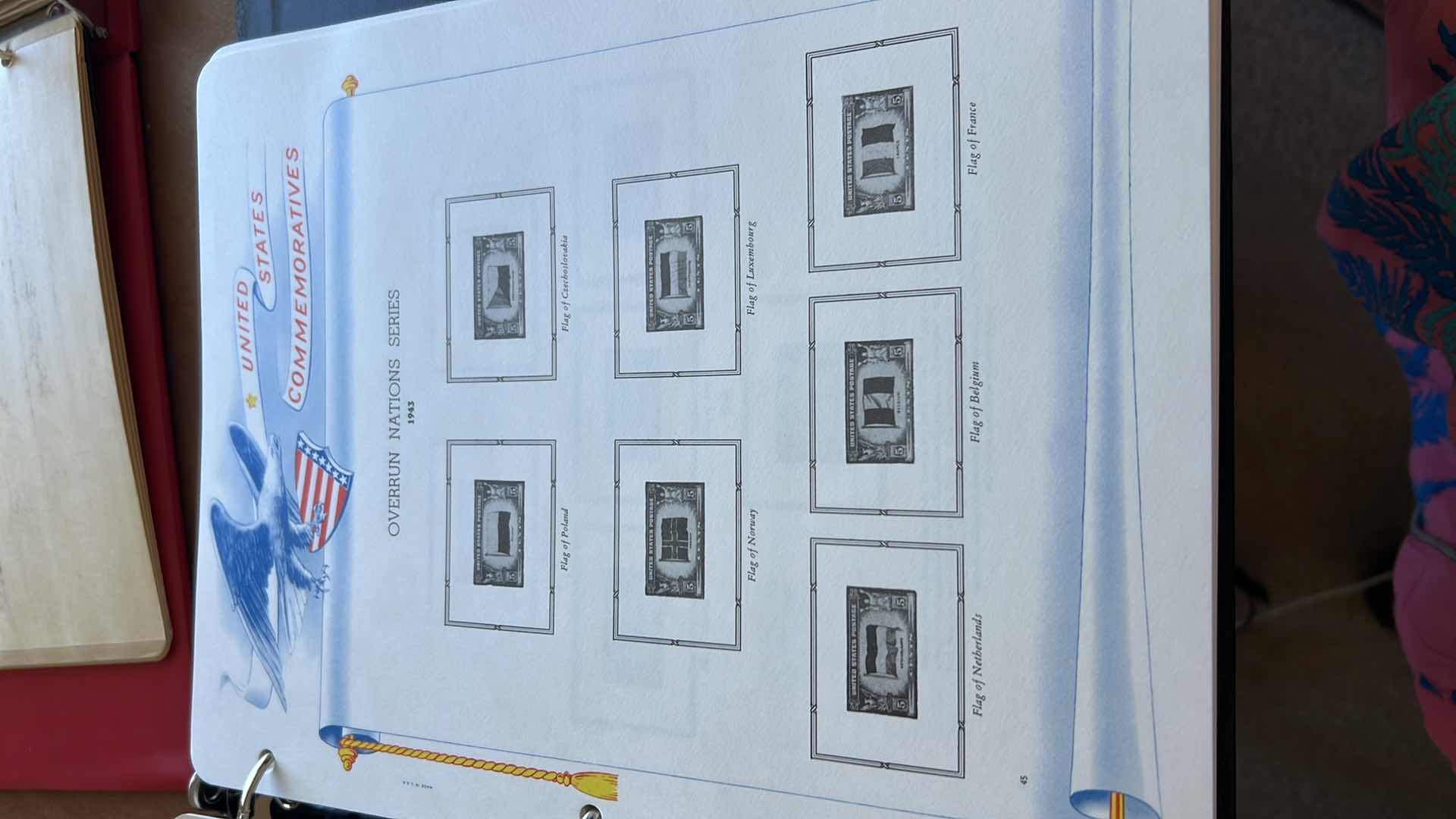 Photo 2 of STAMP BOOK WITH MINT AND USED US STAMPS STAMP BOOK WITH CANCELLED STAMPS - NO RETURNS