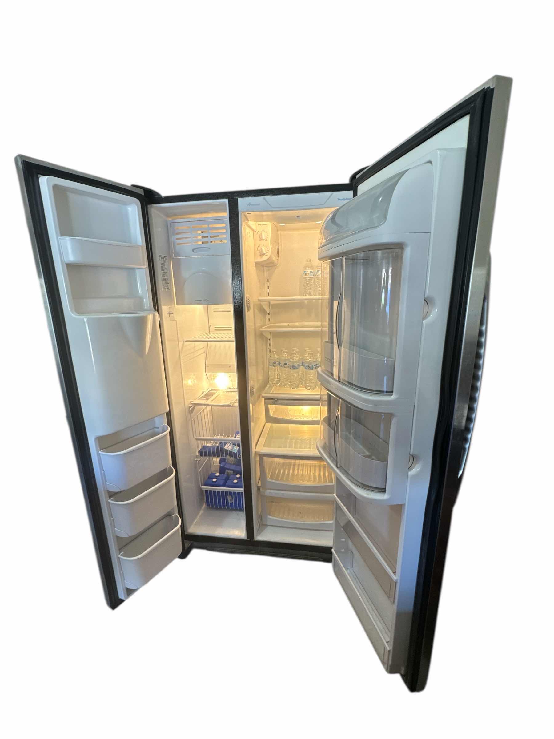 Photo 1 of 1000
AMANA SIDE BY SIDE REFRIGERATOR/FREEZER WITH ICE MAKER (CONTENTS NOT INCLUDED