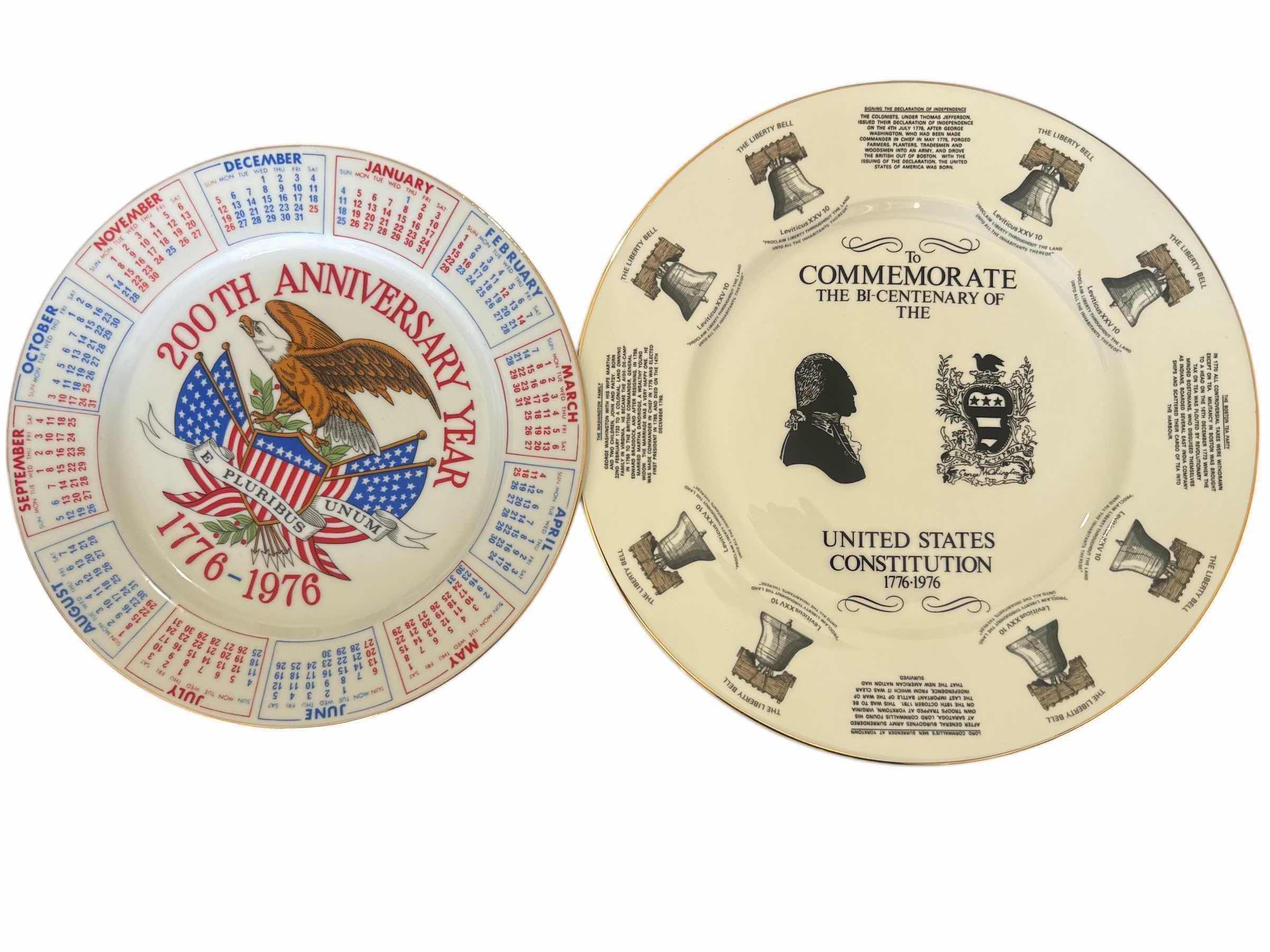 Photo 1 of 2 COMMEMORATIVE PLATES