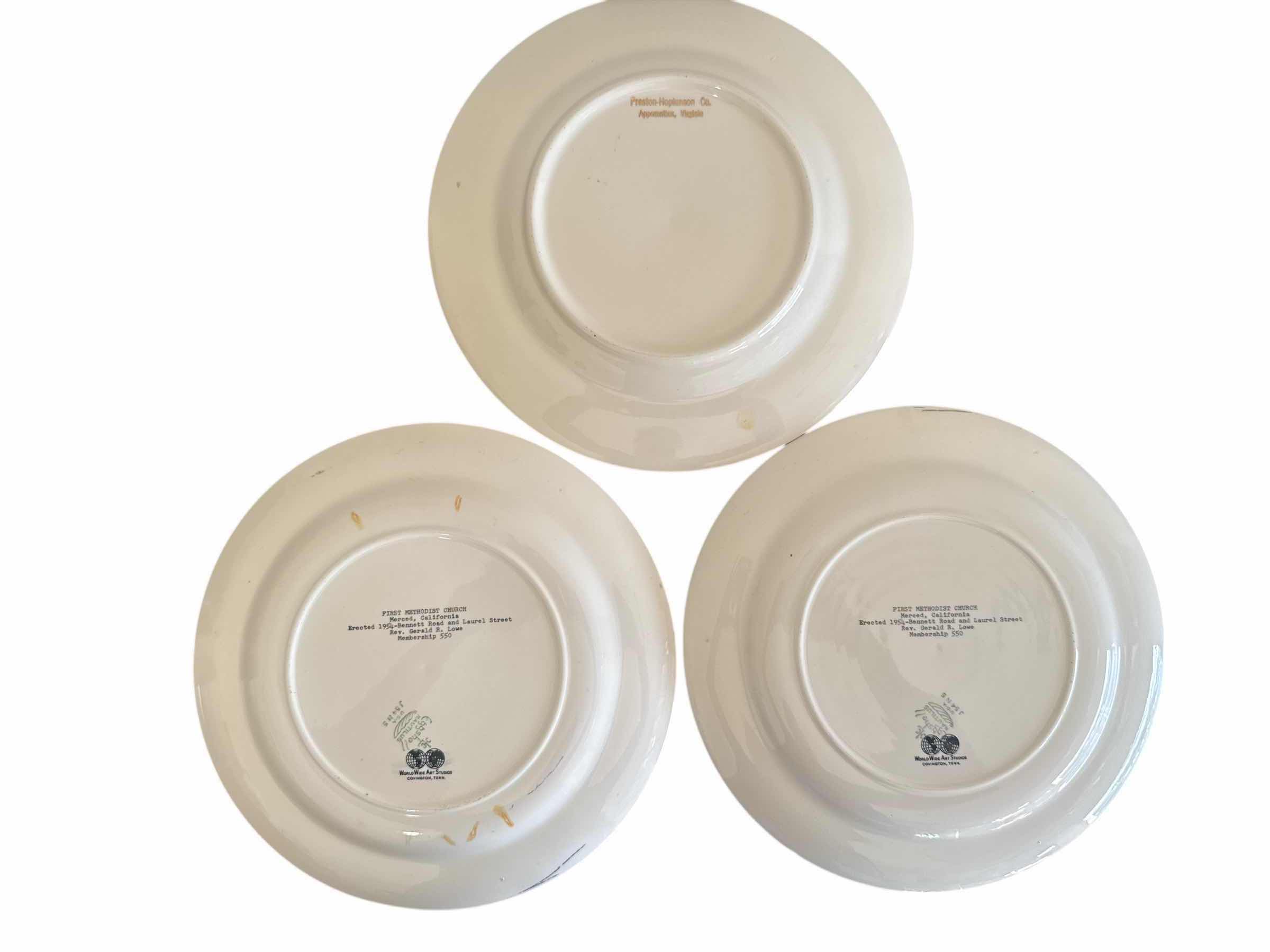 Photo 1 of 3 COMMEMORATIVE PLATES