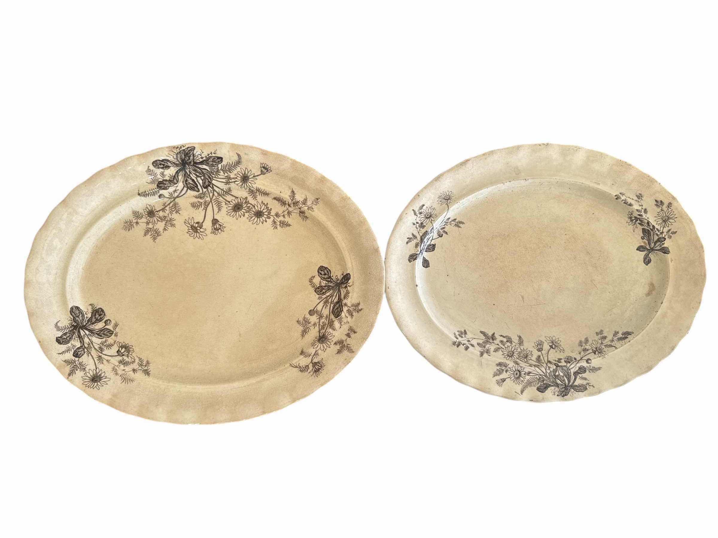 Photo 1 of 2 ANTIQUE PLATTERS