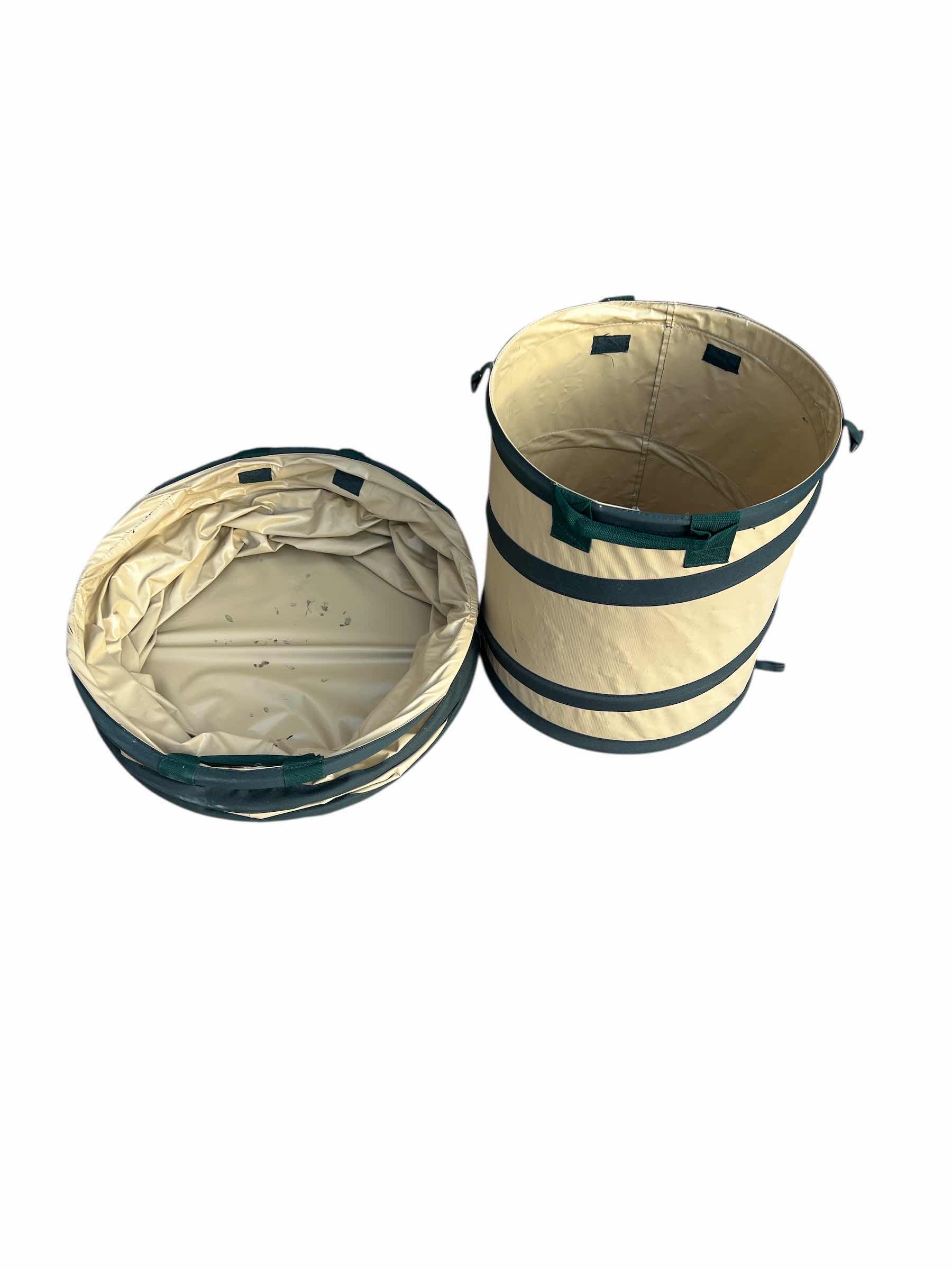 Photo 1 of TWO COLLAPSABLE GARBAGE CANS