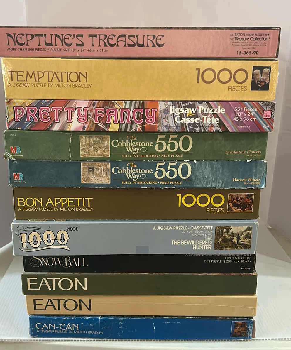 Photo 1 of 11- ASSORTED PUZZLES