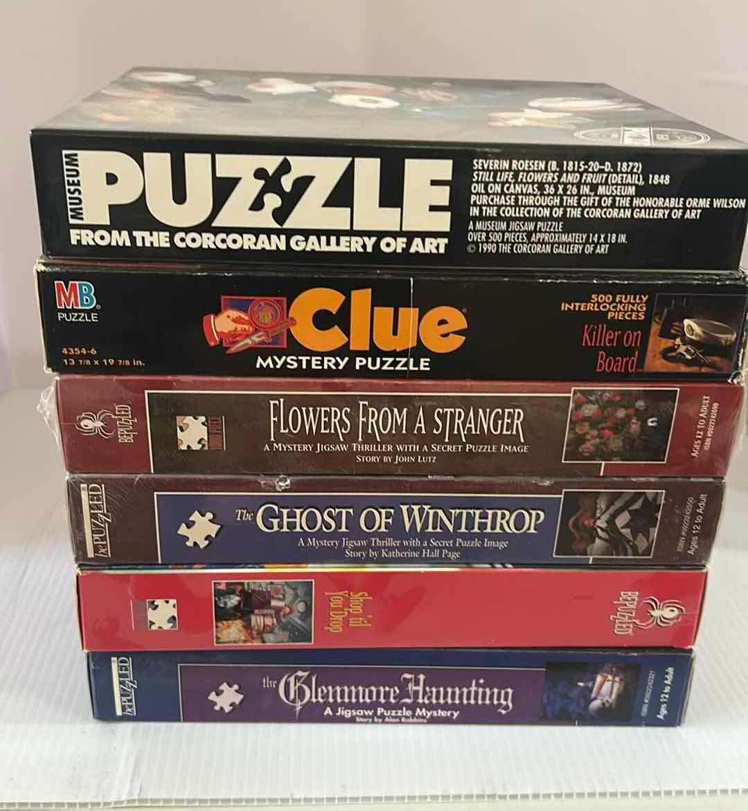 Photo 1 of 6- ASSORTED PUZZLES