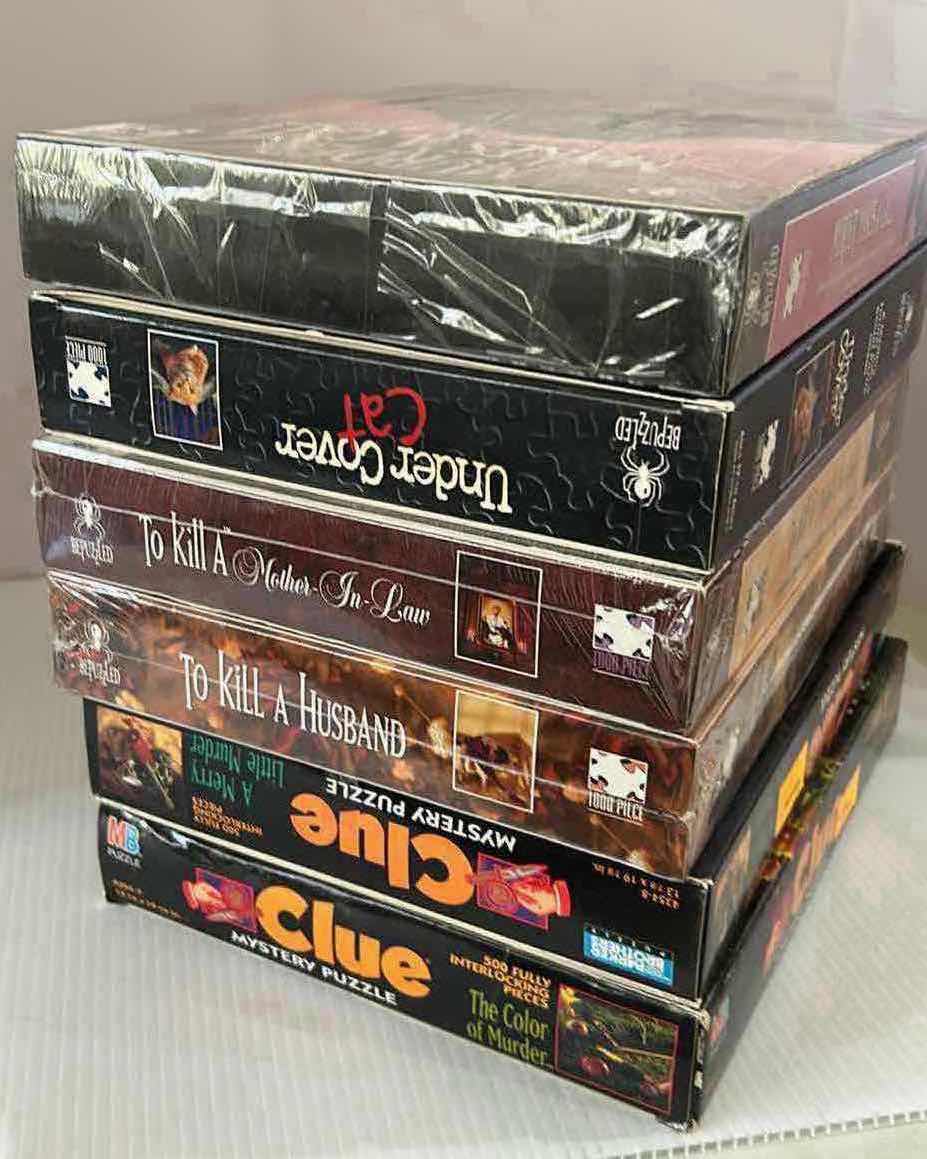 Photo 1 of 6- ASSORTED PUZZLES