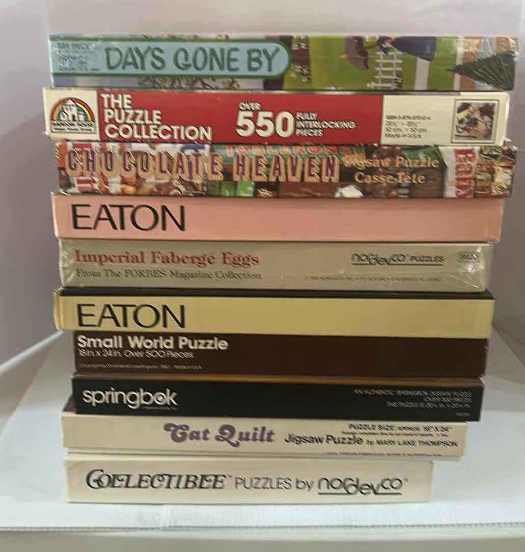 Photo 1 of 10- ASSORTED PUZZLES