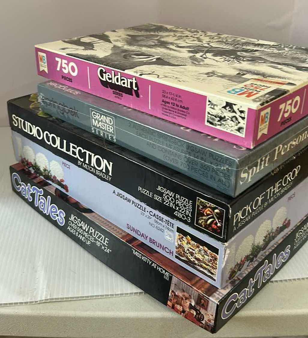 Photo 1 of 5- ASSORTED PUZZLES