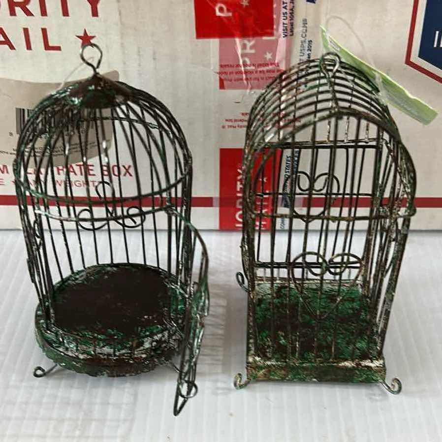 Photo 1 of 12- MINIATURE WIRE BIRD CAGE