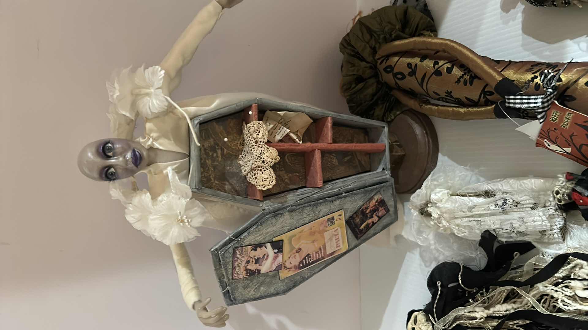 Photo 1 of 6- HANDMADE HALLOWEEN DOLLS