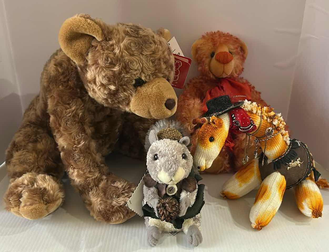 Photo 1 of 4- PLUSH ANIMALS