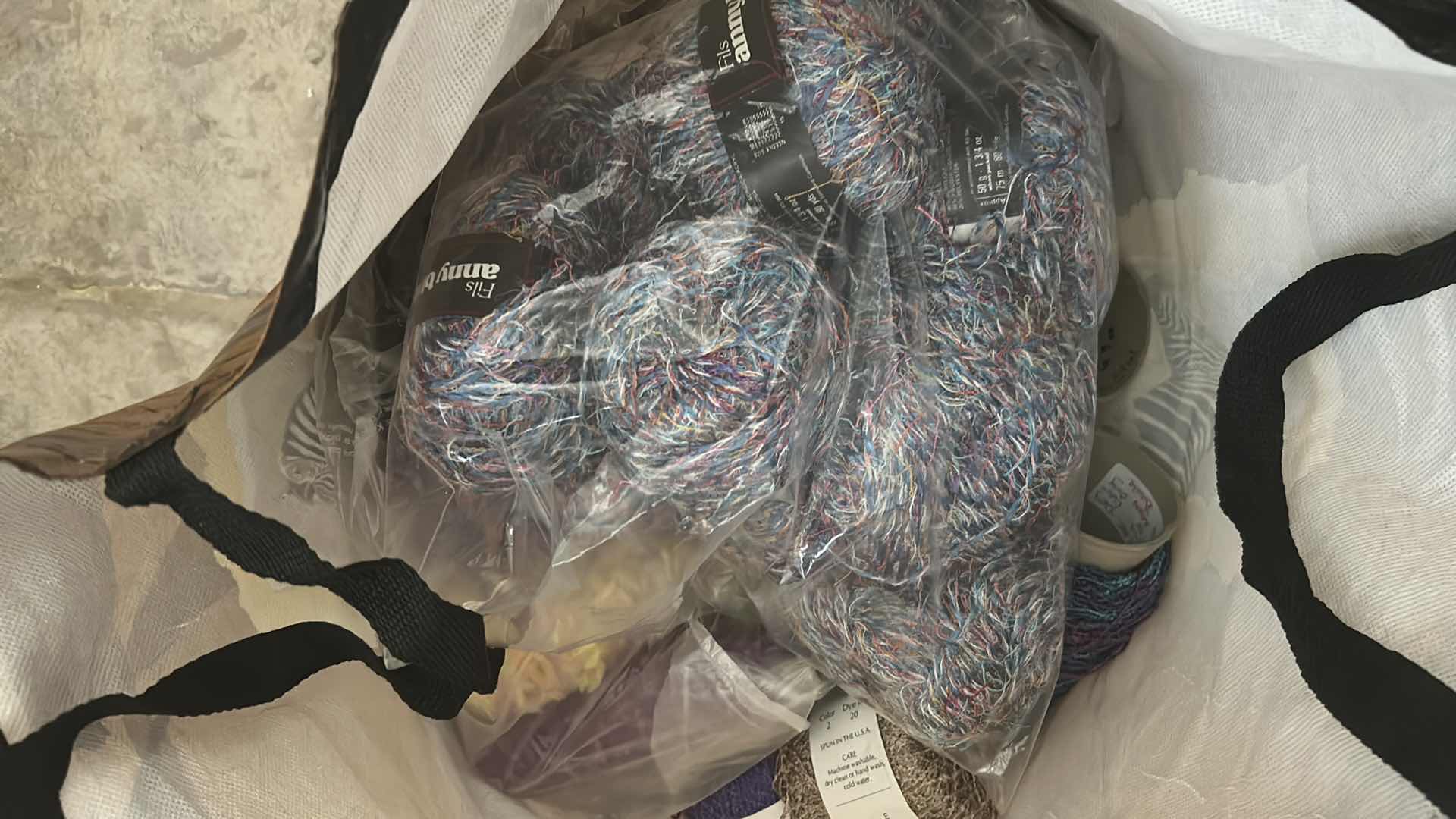 Photo 1 of CONTENTS OF BAG ASSORTED YARN