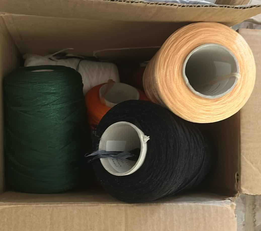 Photo 1 of 2 BOXES ASSORTED YARN