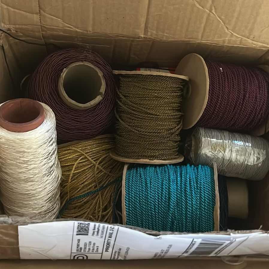 Photo 1 of 2 BOXES ASSORTED YARN