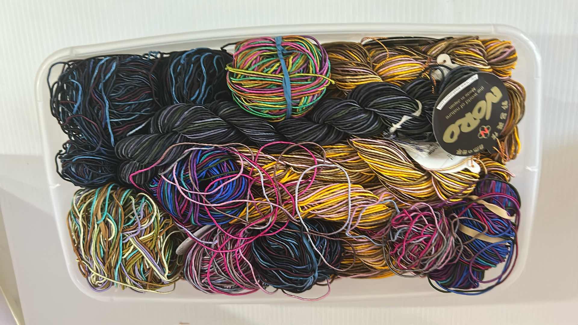 Photo 1 of 3- CONTENTS OF CONTAINER YARN FABRIC