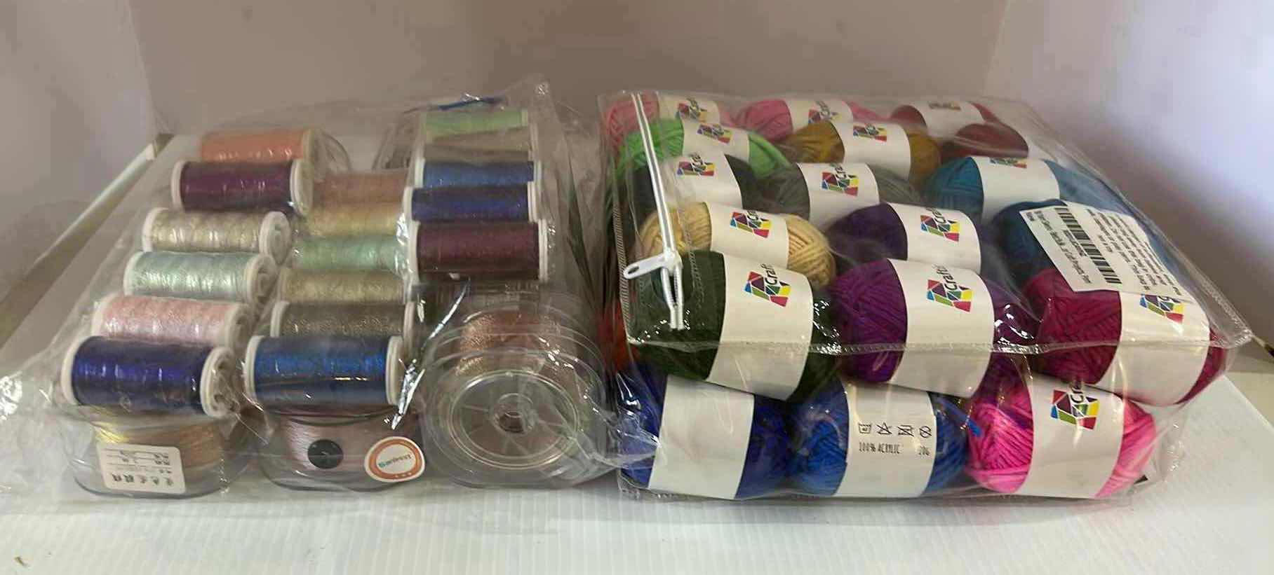 Photo 1 of ASSORTED THREAD AND YARN